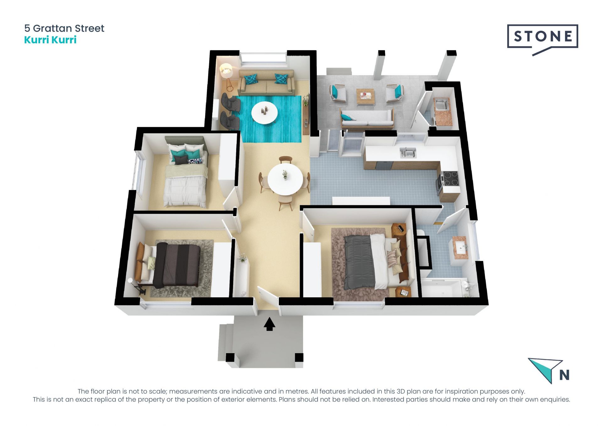 Renovated three bedroom home