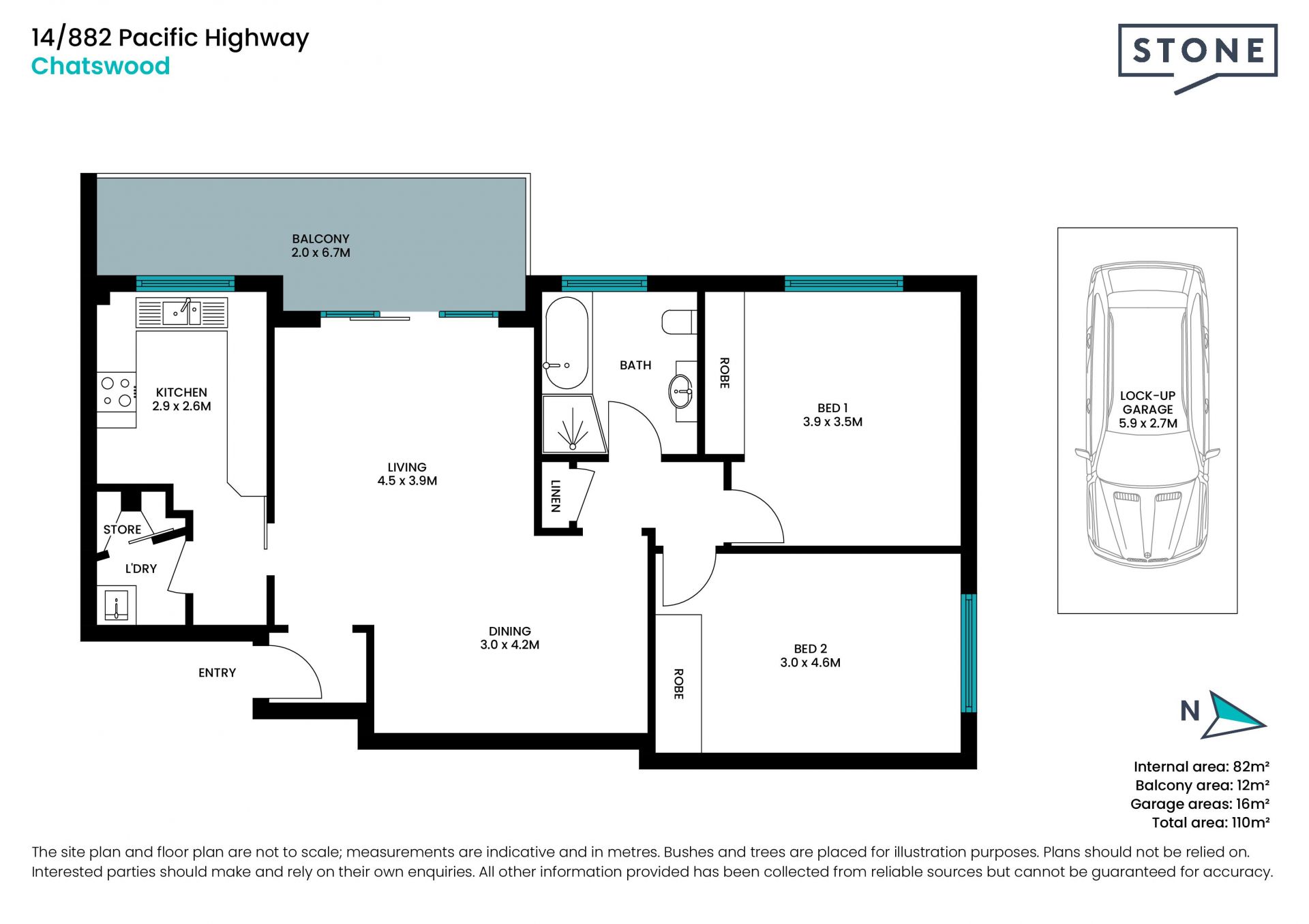 Ideal space, tranquility and easy walk to rail