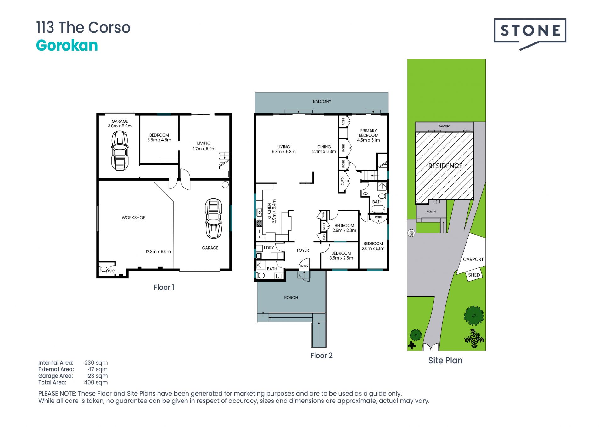 Modern five bedroom - waterfront reserve