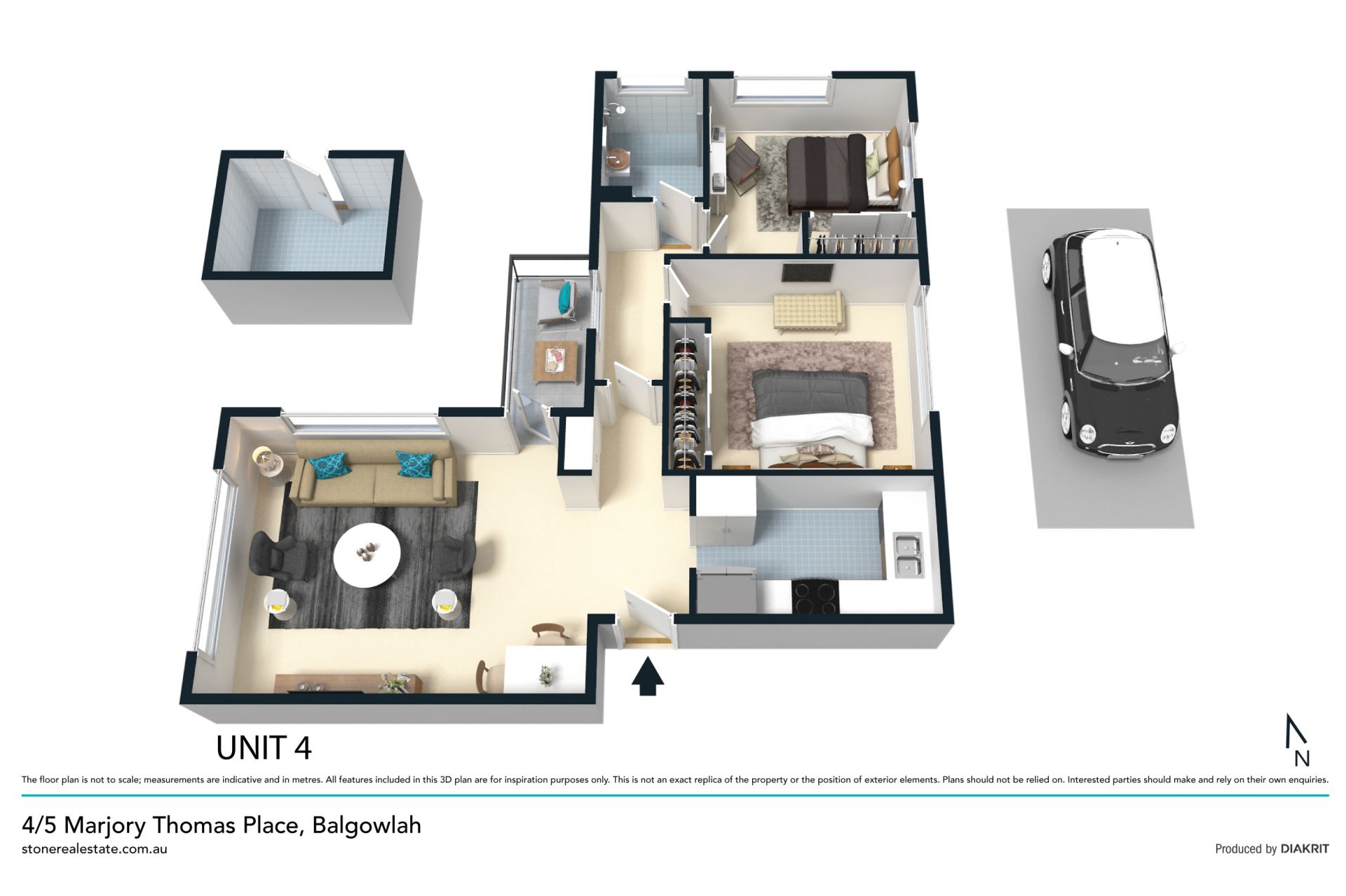 Boutique block of four apartments to be sold individually or in one line