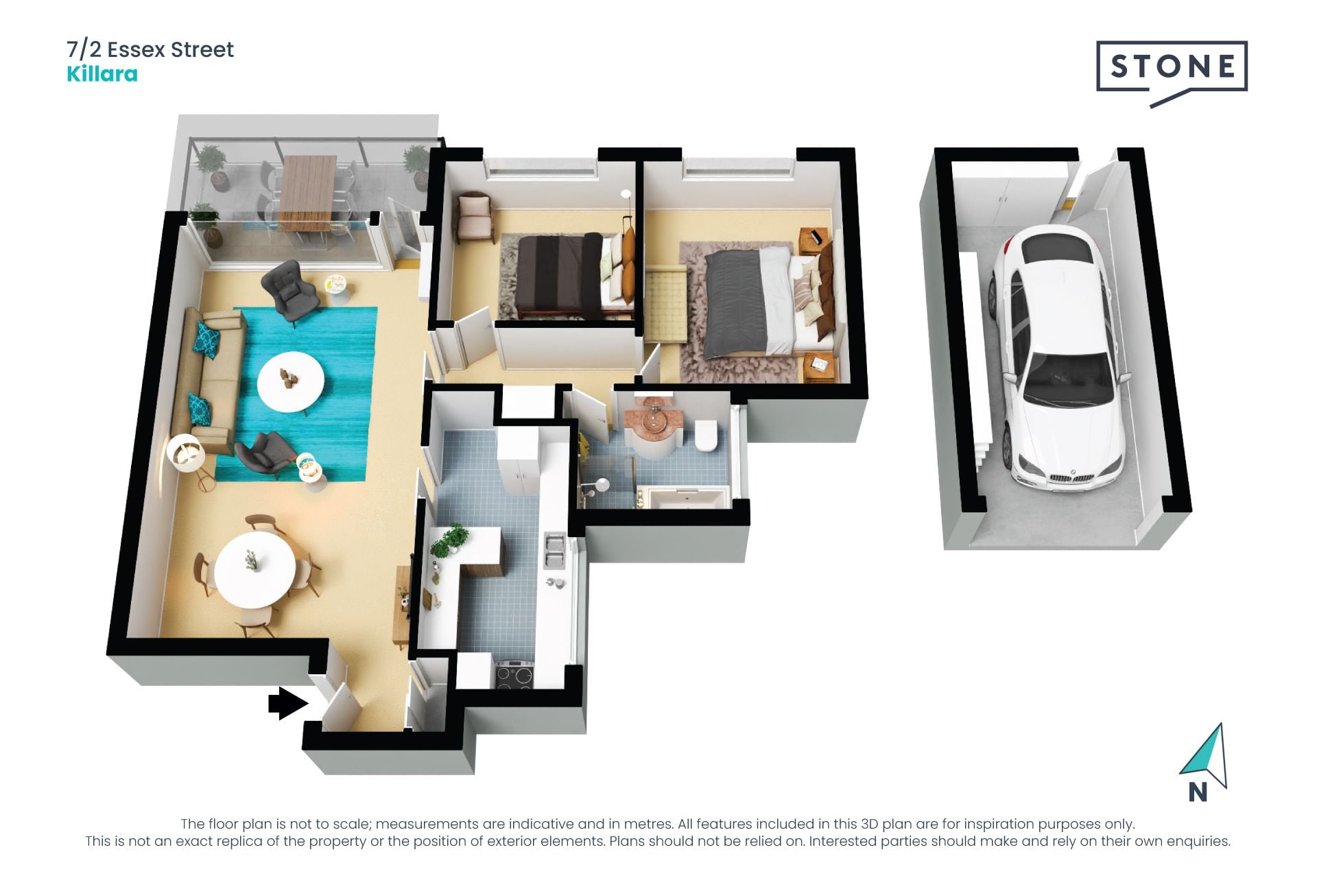 Tranquil Sunlit Apartment