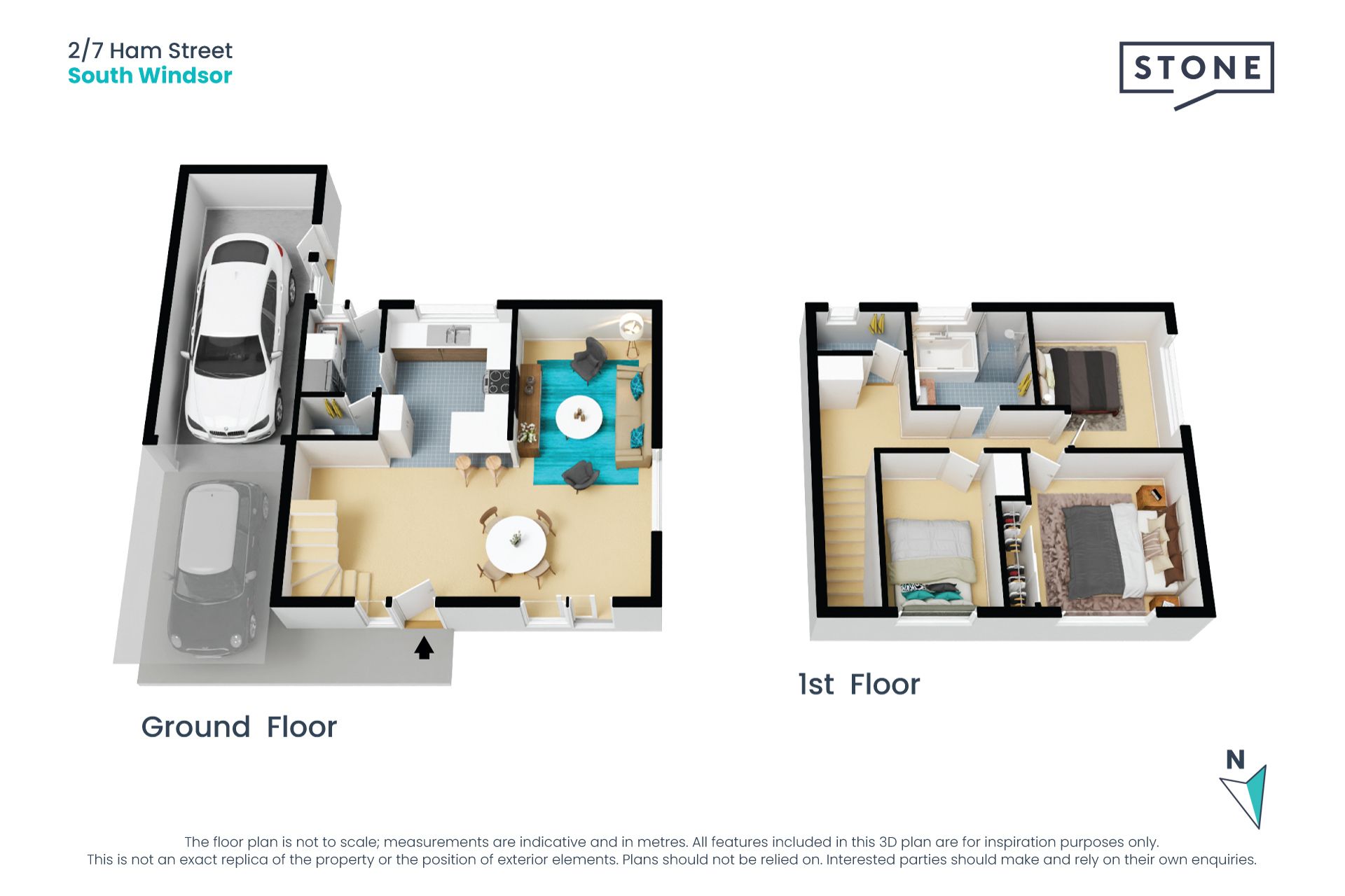 Three Bedroom Townhouse With A Backyard!