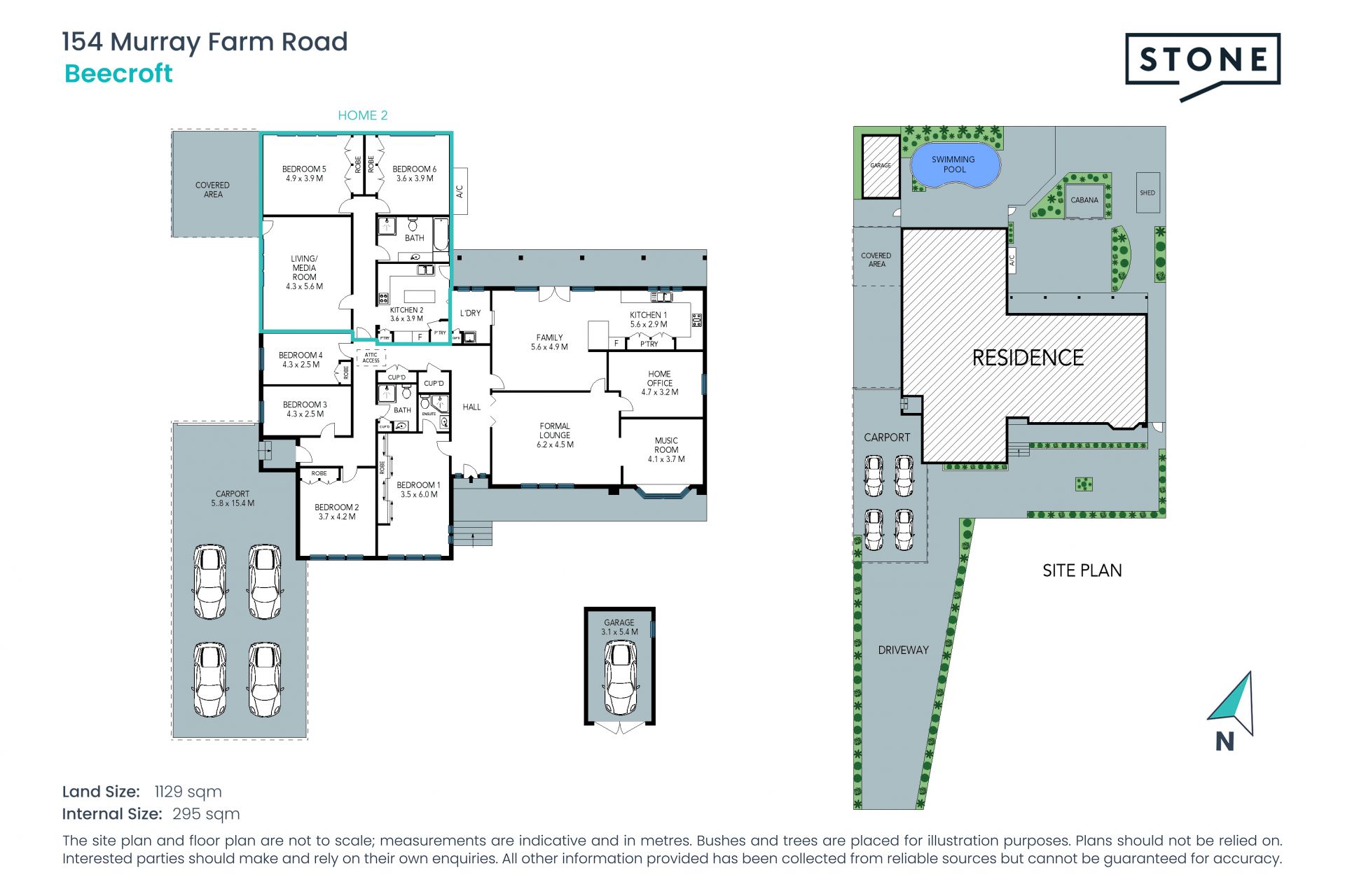 Single Level Double brick Californian bungalow on 1,129 sqm