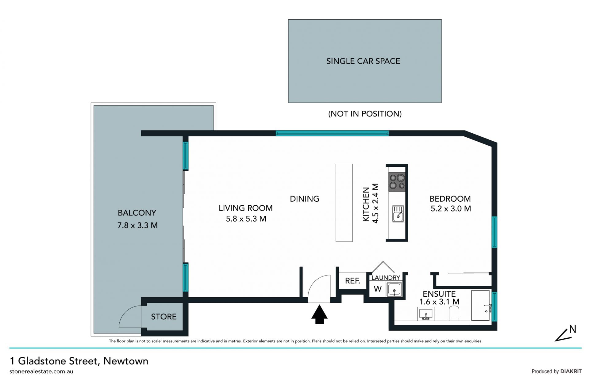 Top floor designer apartment with panoramic views