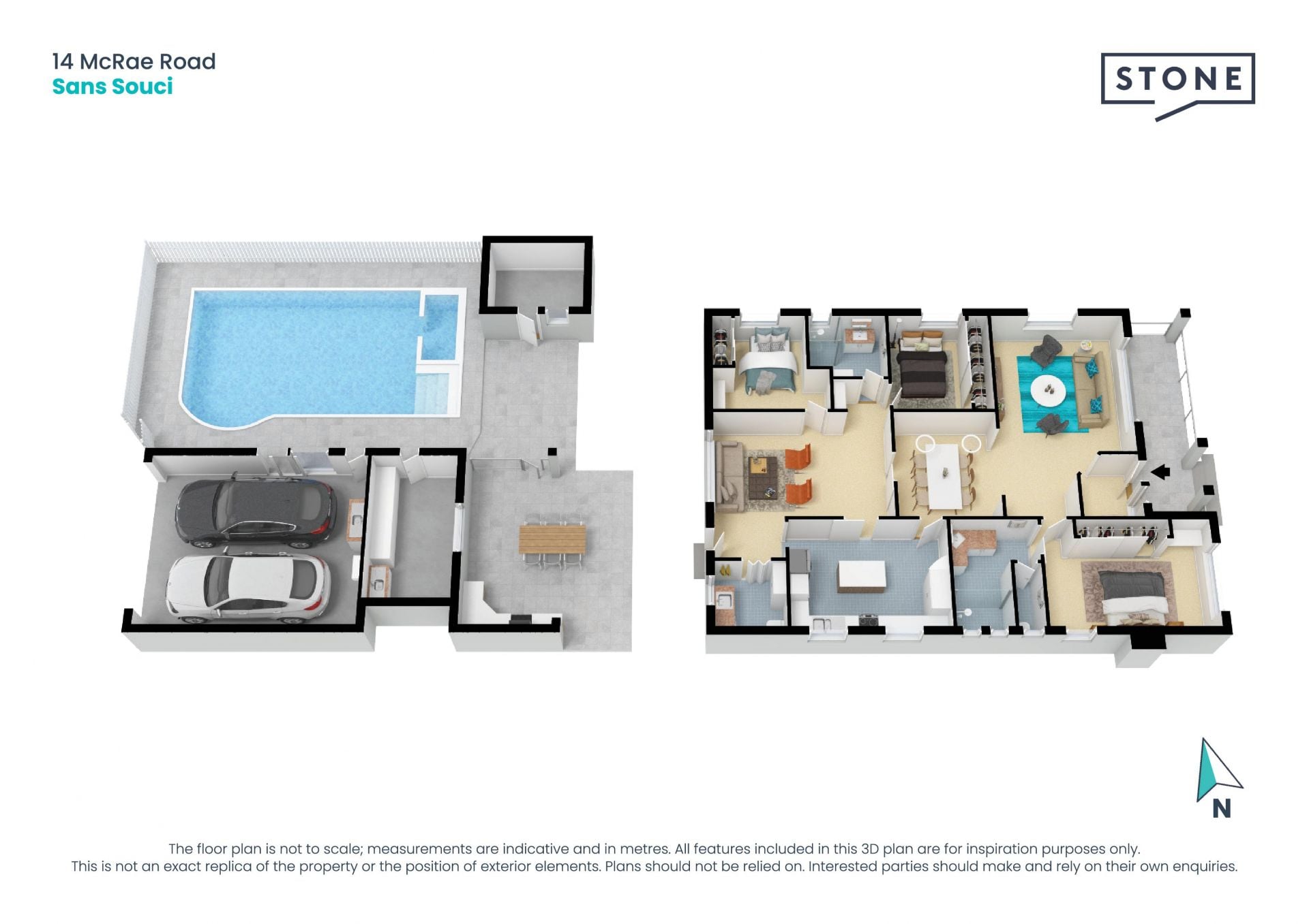 A single-level residence with dual street frontage