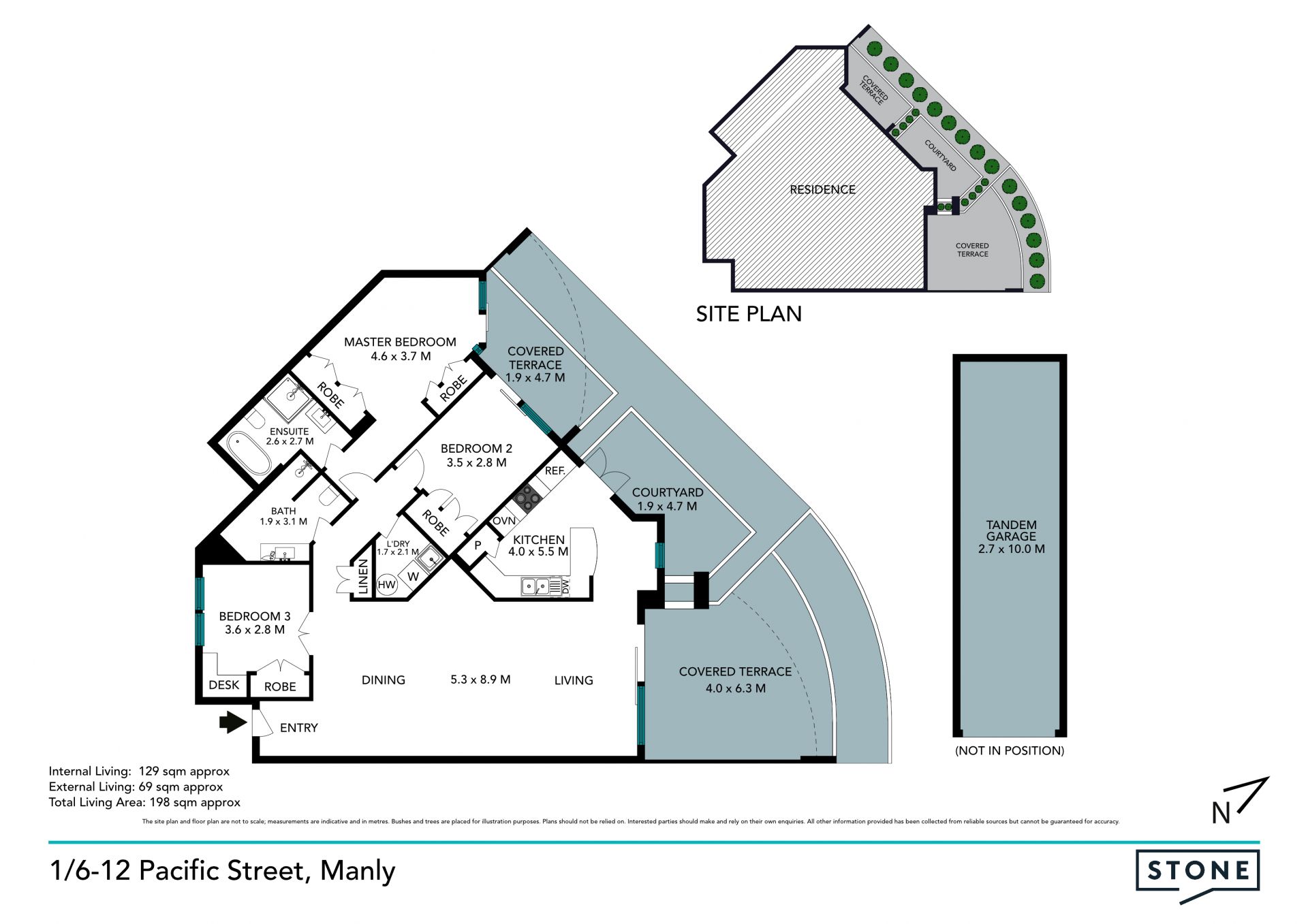 Luxury living metres from the beach  -  Contact agent for a private inspection