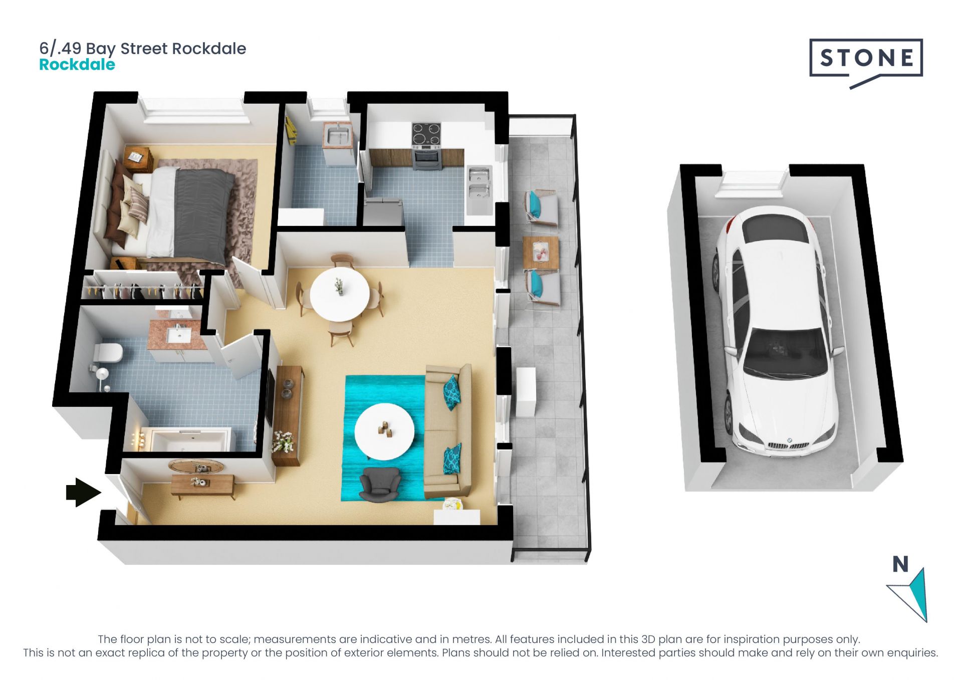 Tidy lifestyle apartment to launch your property journey (93sqm)