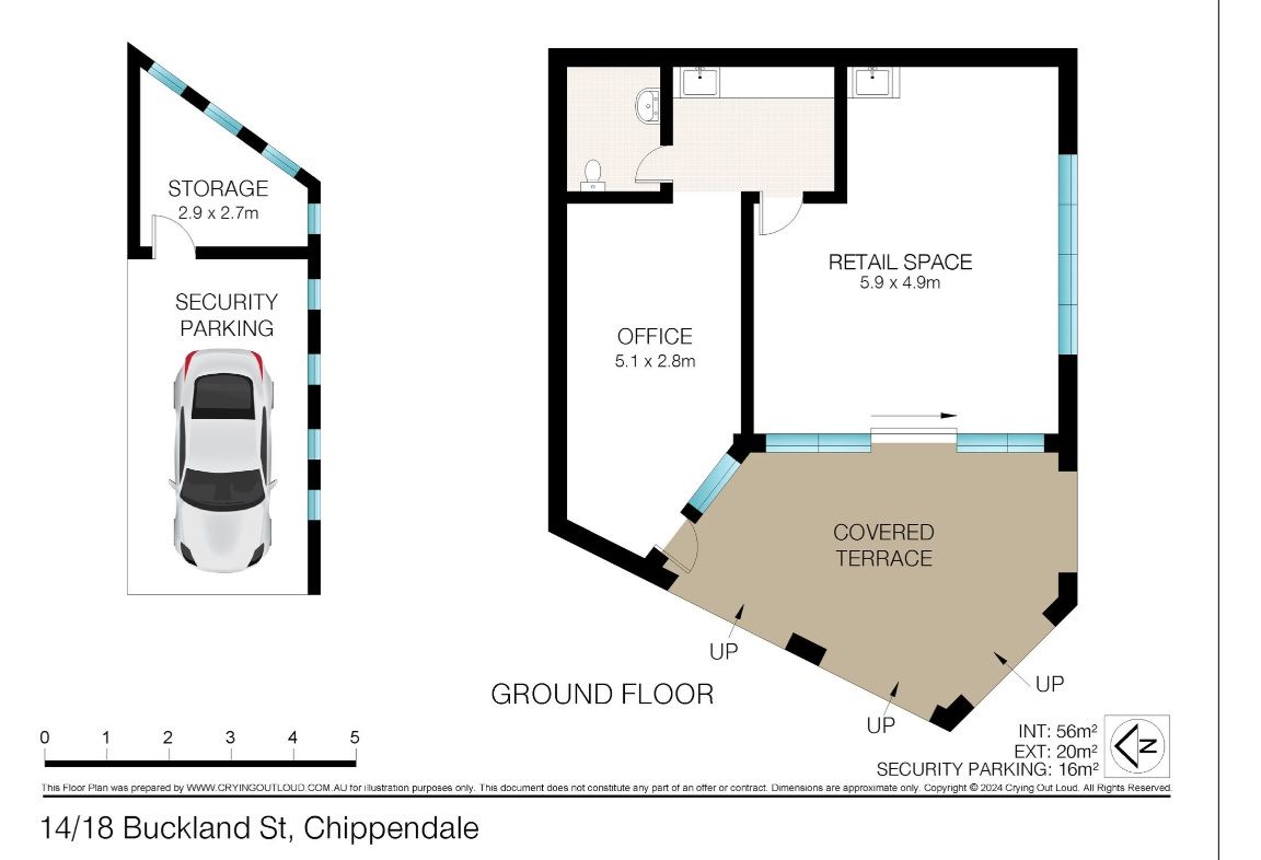 Superb commercial premises with corner position