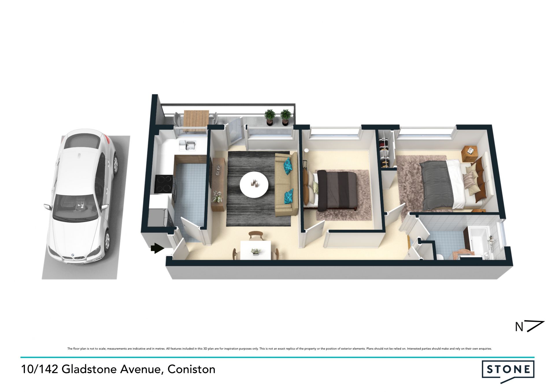 Entry level apartment promises privacy and ultra convenience