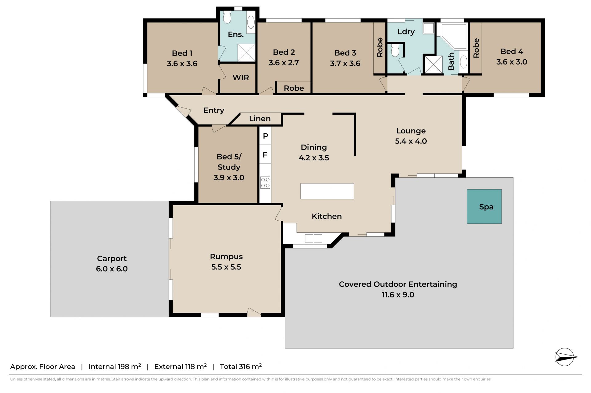 Beautiful Home on a 2,015m2 allotment