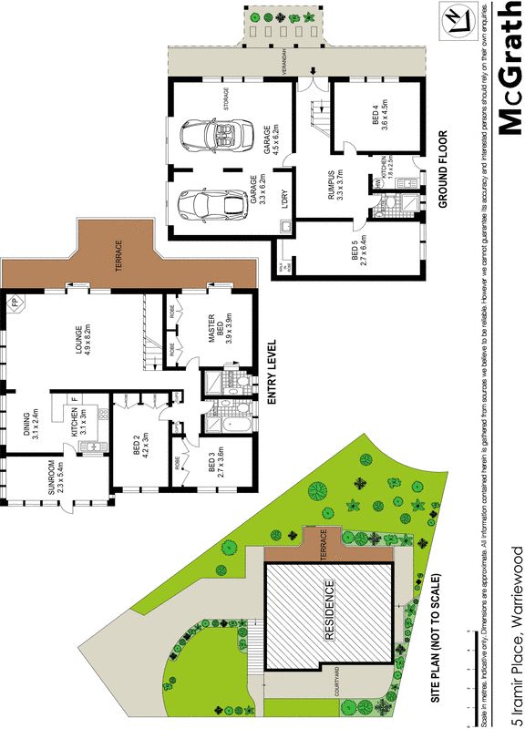 Private and elevated double brick family haven