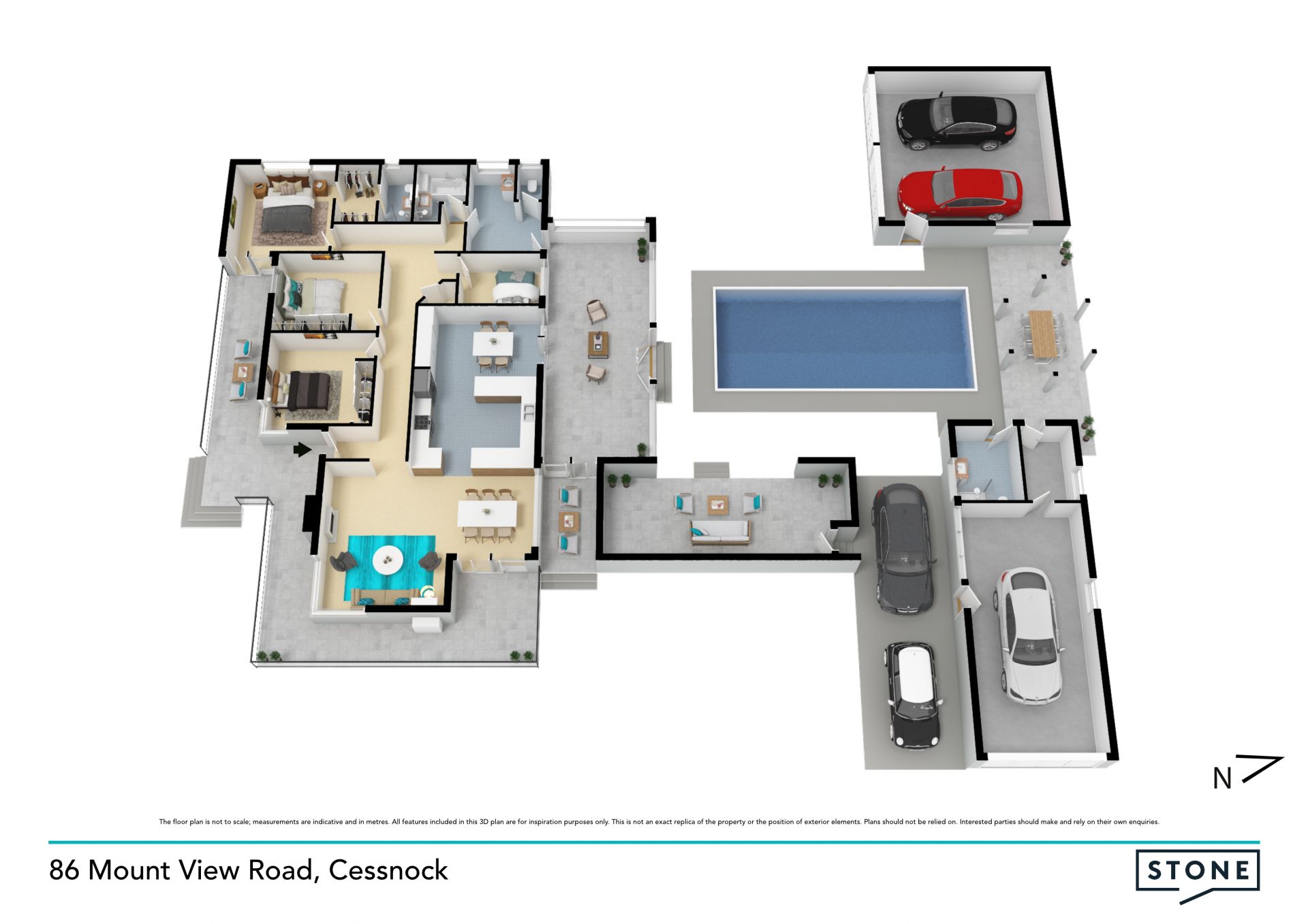 Large family home with abundant garaging