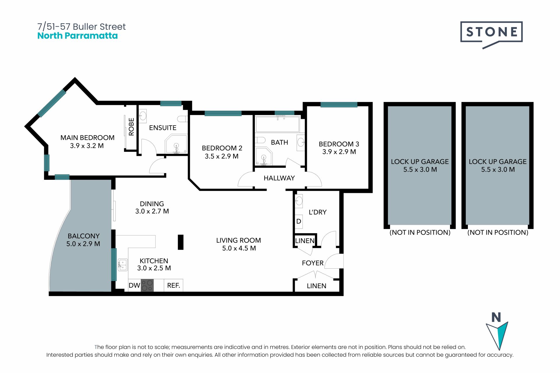 Spacious Three-bedroom Apartment Opposite Doyle Ground