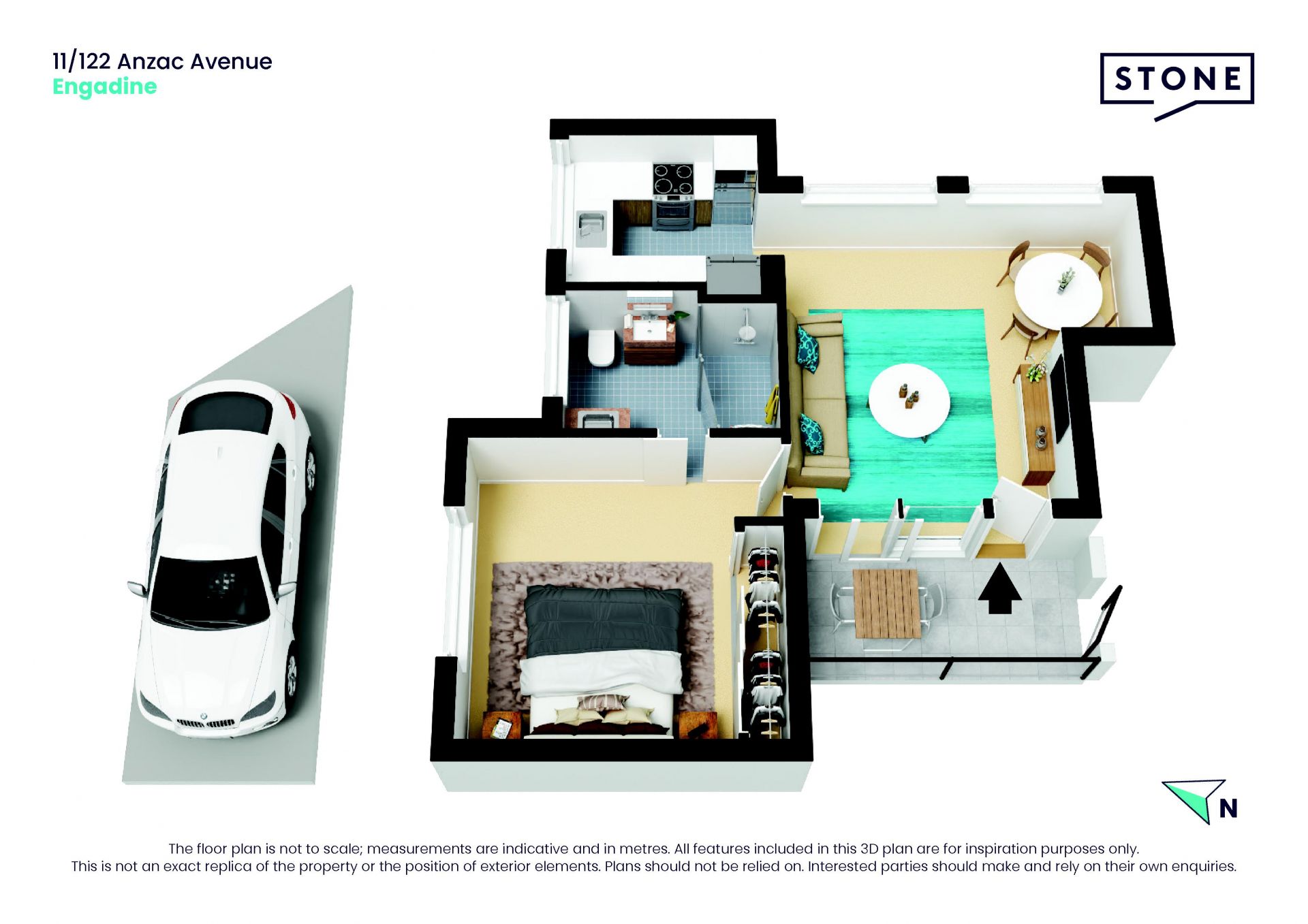 One Bedroom Over 55's Villa