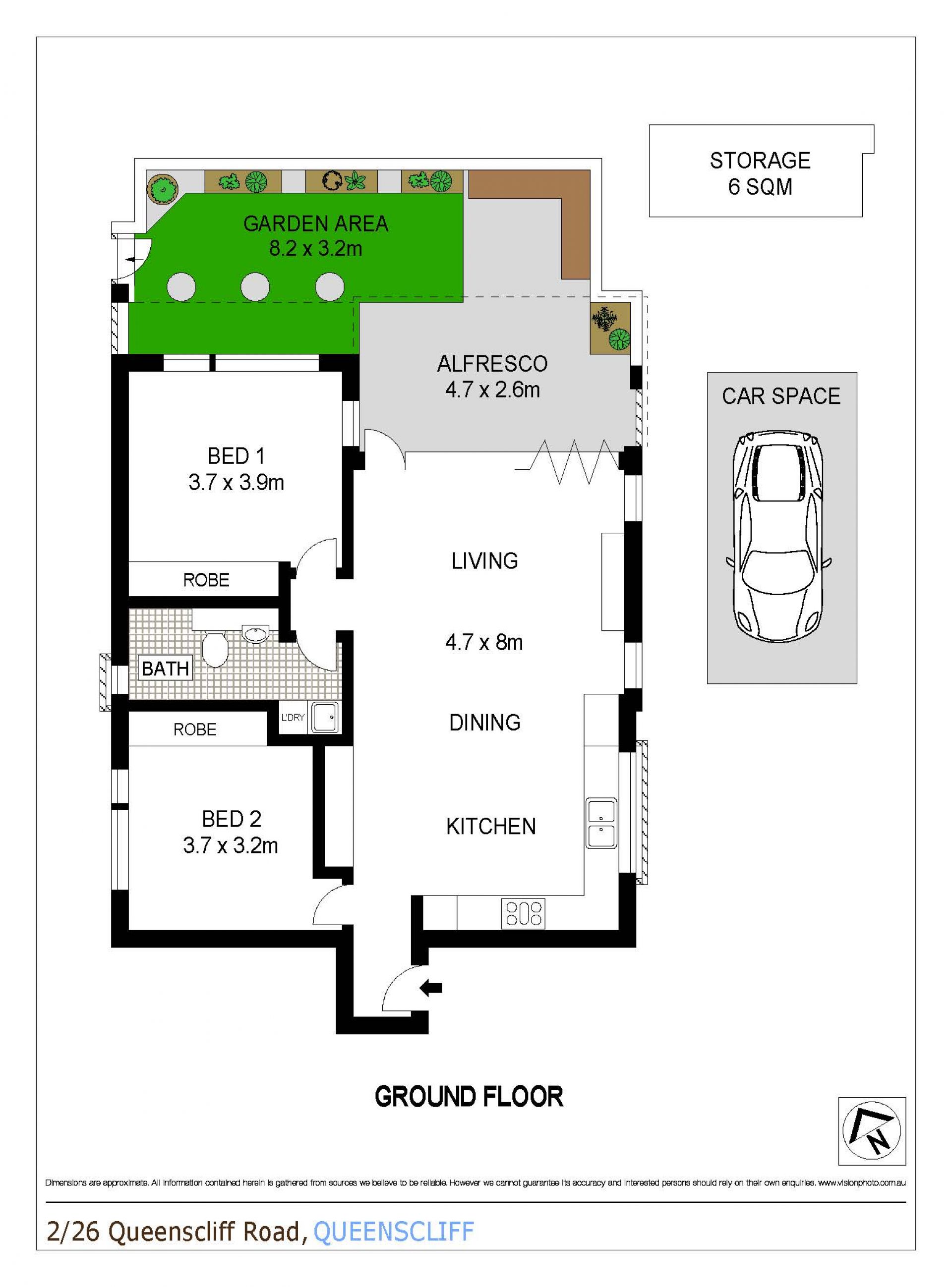 Sun Soaked Courtyard Apartment