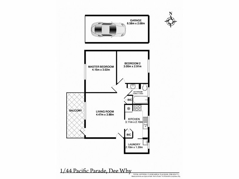 Newly Renovated, Bright 2 Bedroom Apartment