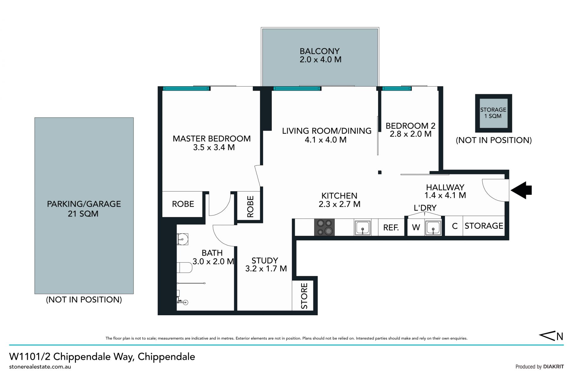 Stylish inner urban living in One Central Park