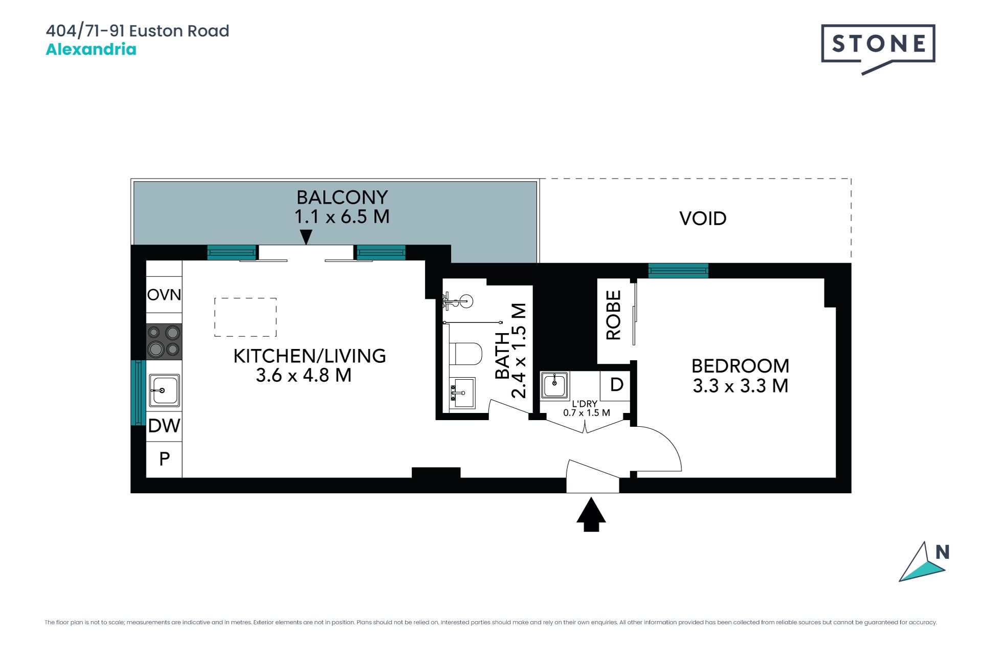 Newly built sundrenched inner-city pad