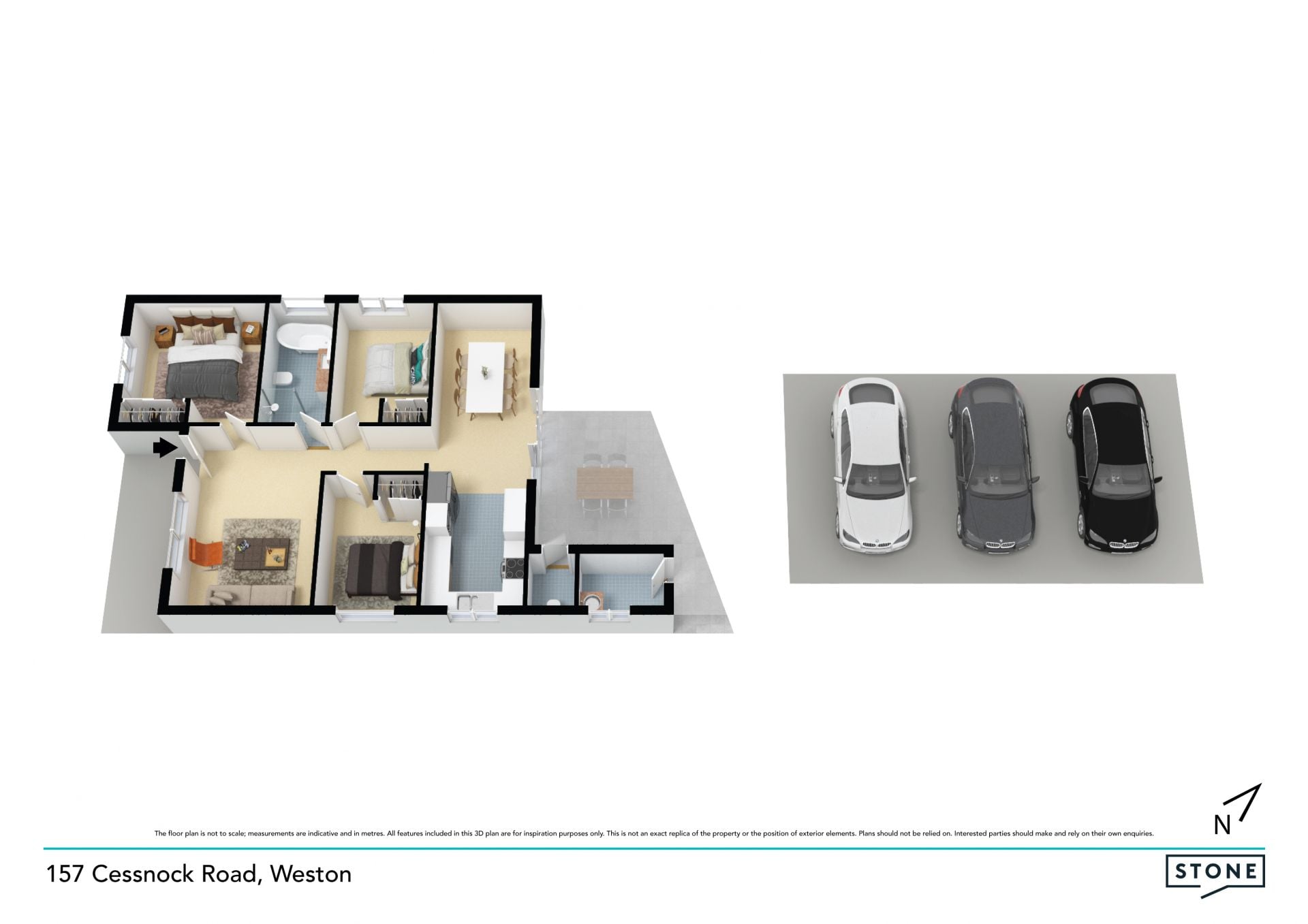 Renovated charm on a deep block