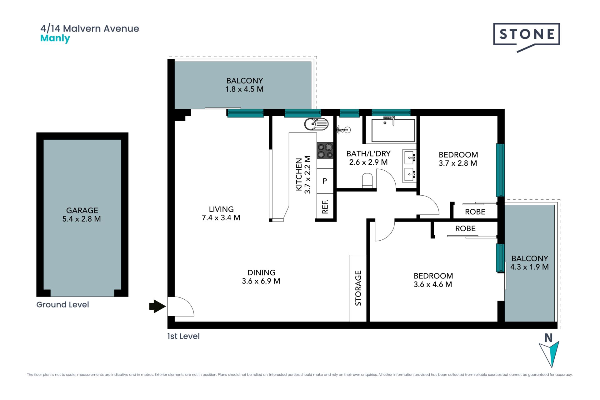 Amazing space and an exclusive beachside address