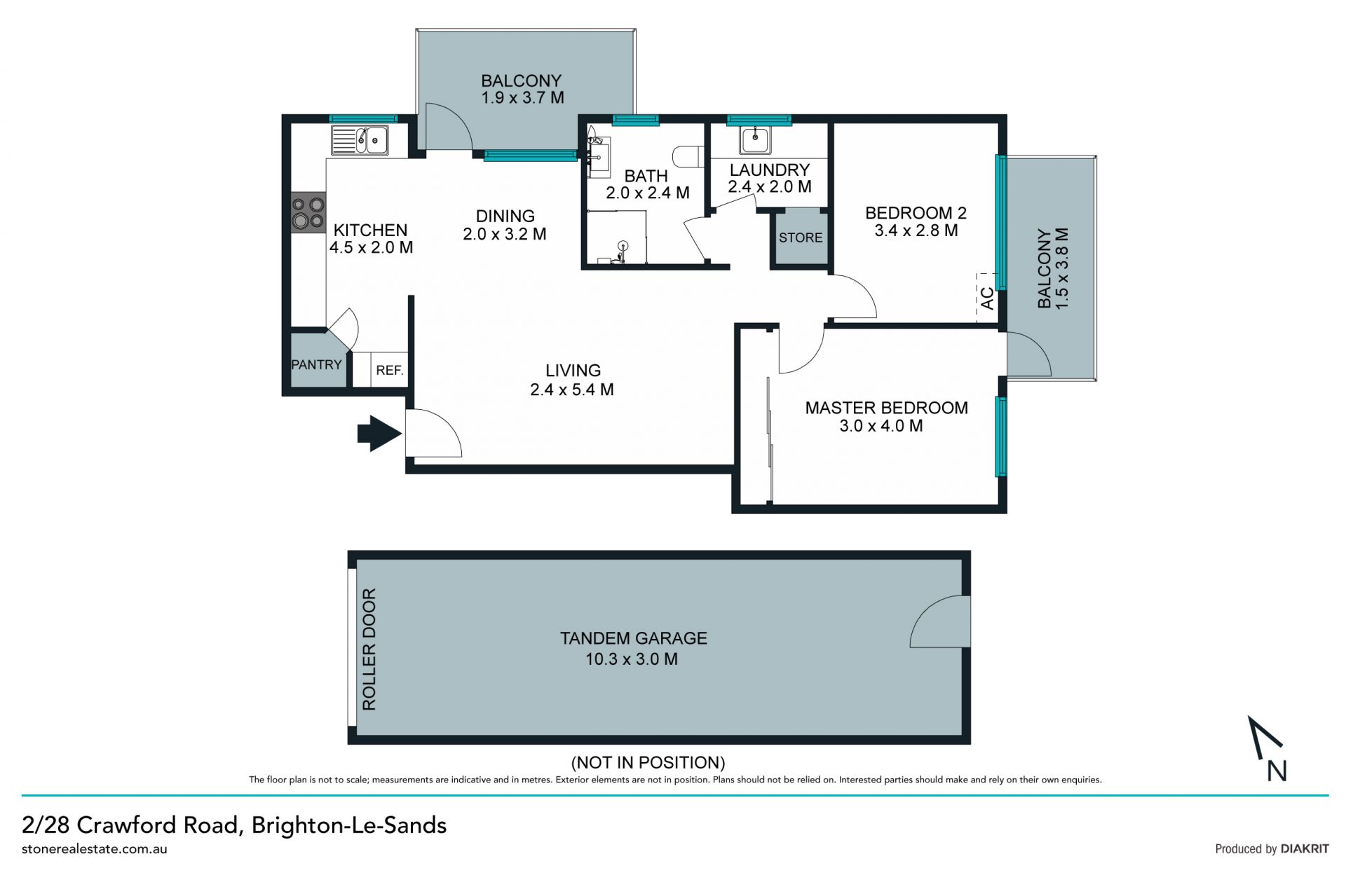 Spacious lifestyle pad by the beach