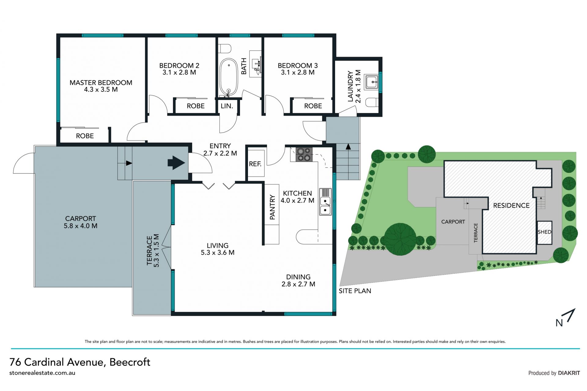 Quiet leafy location and family convenience