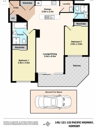 Two bedroom unit in the heart of Hornsby with indoor heated pool and gym