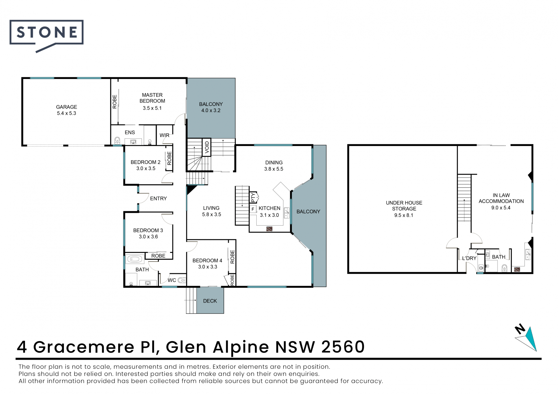Tri level home with golf course frontage
