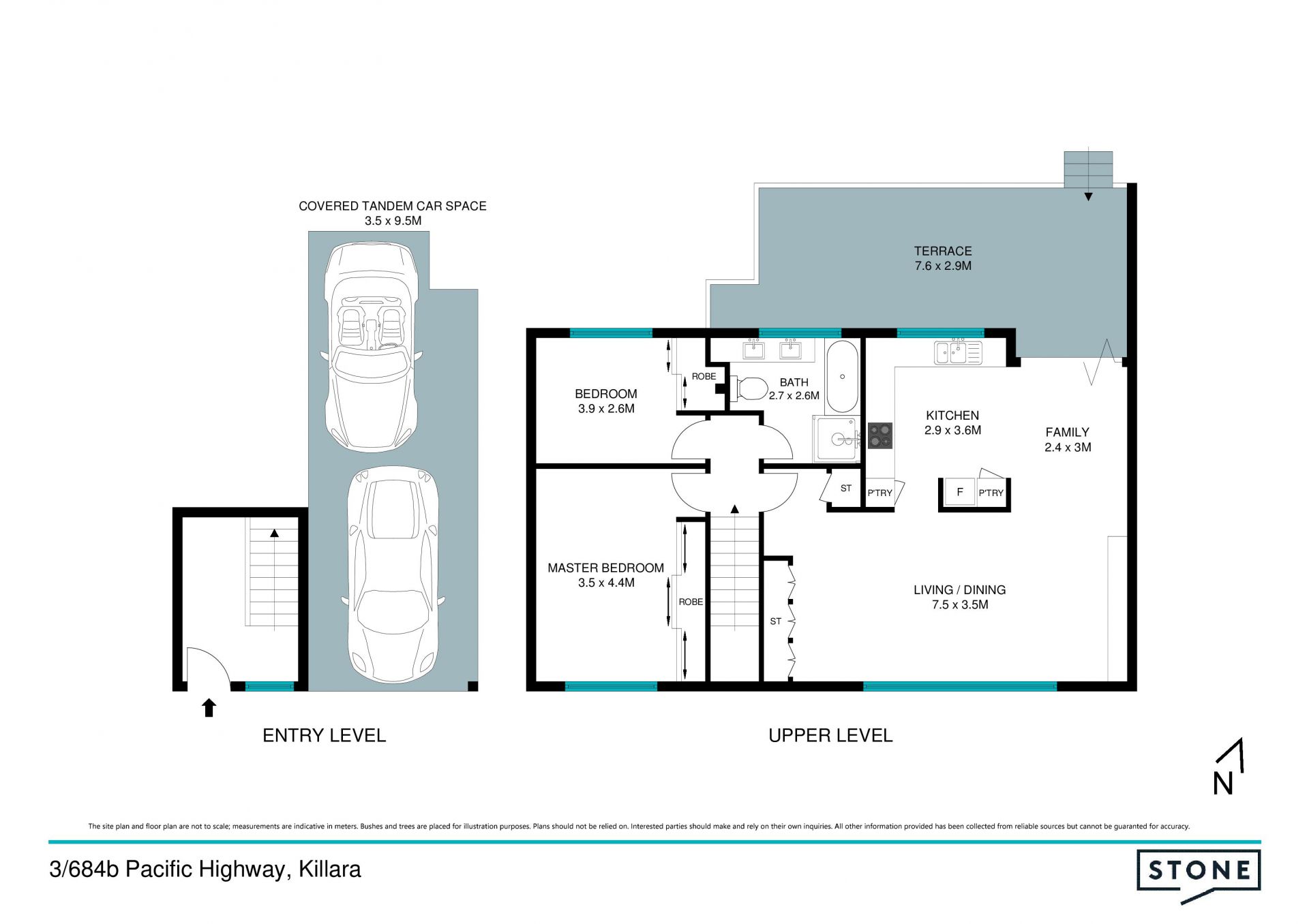 Quiet and spacious walk to rail townhouse