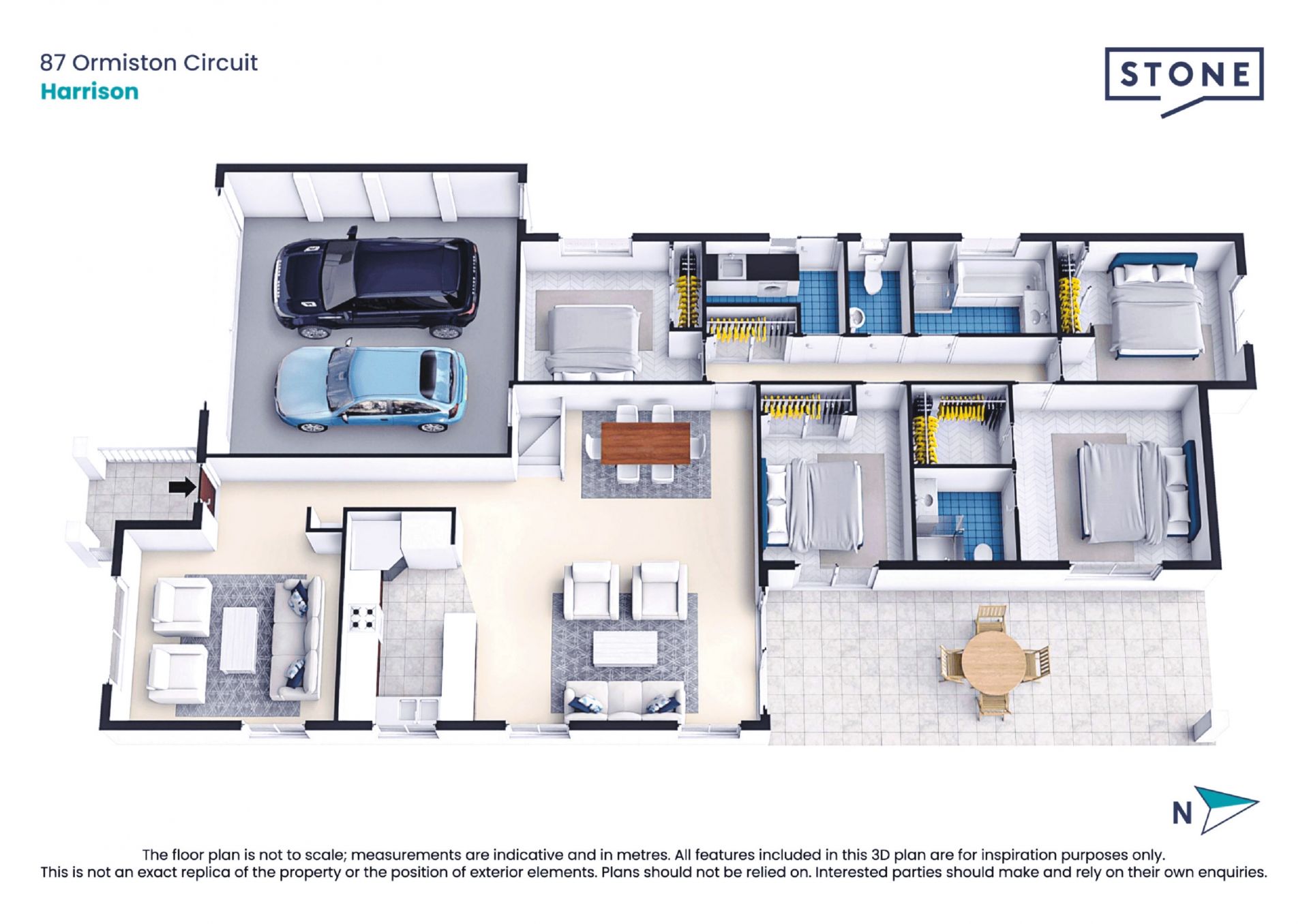 Modern Four-Bedroom Residence in Sought-After Location