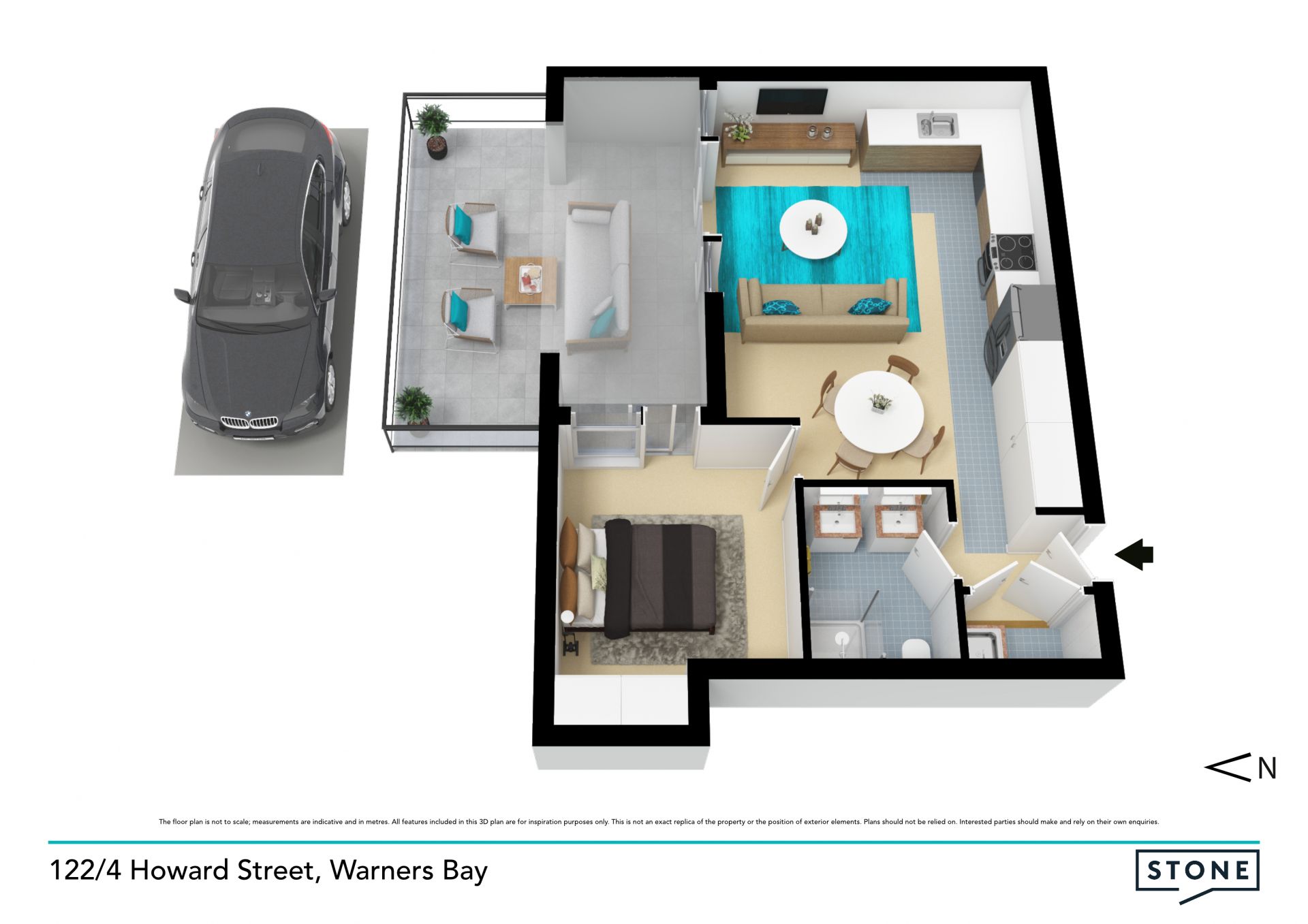 Chic apartment living in Warners Bay's heart