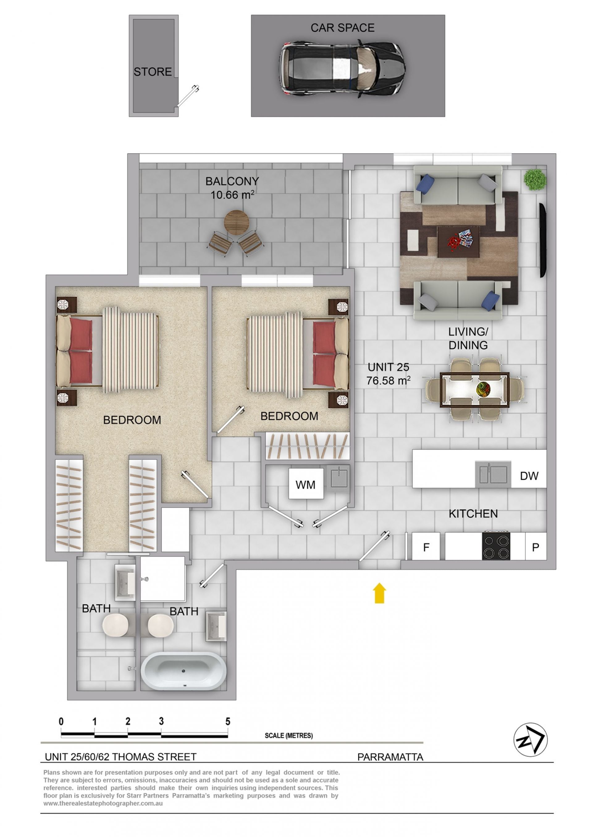 Brand New 2 Bedroom Apartment - Amazing location!