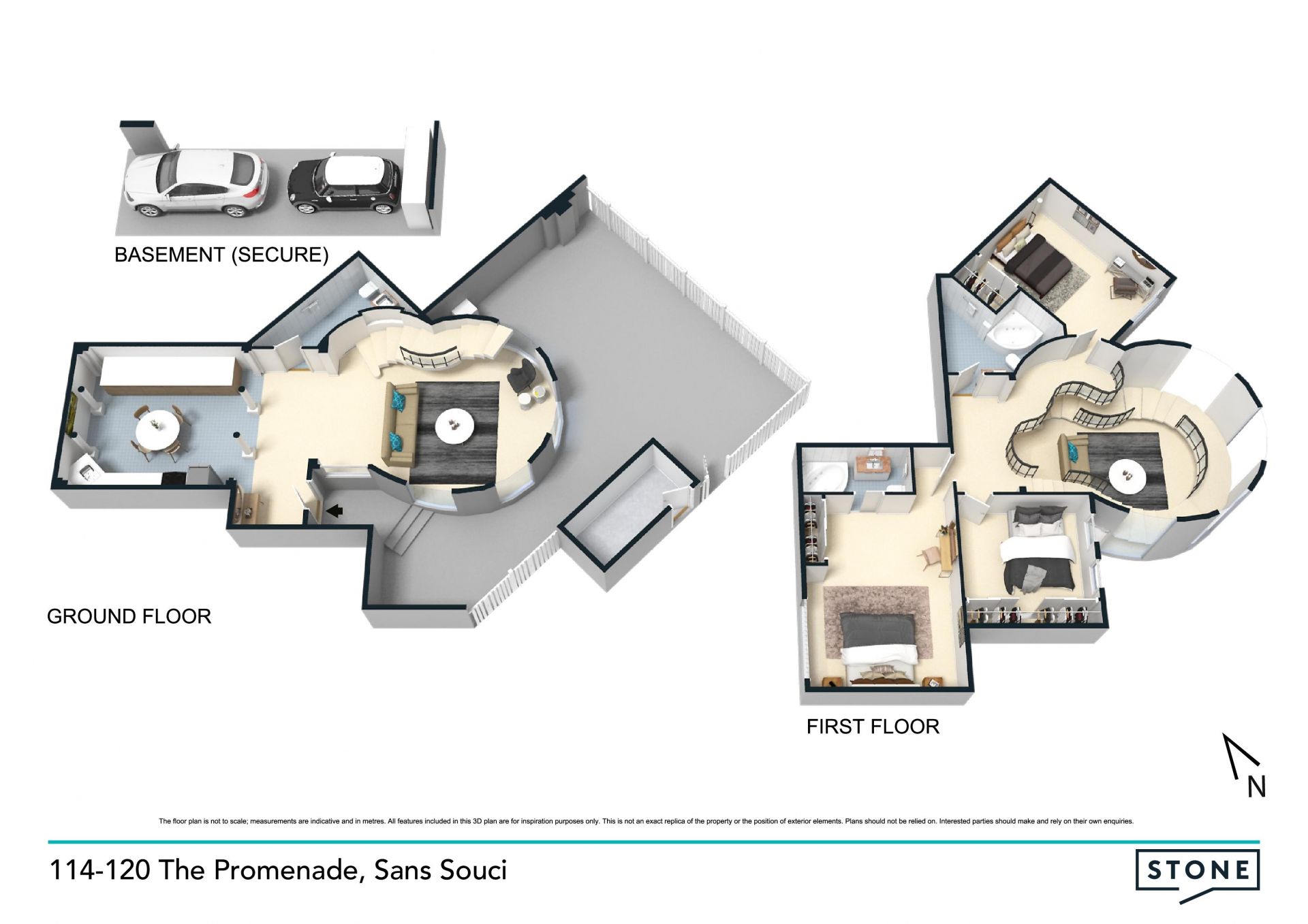 Full brick townhouse in a premium waterside address