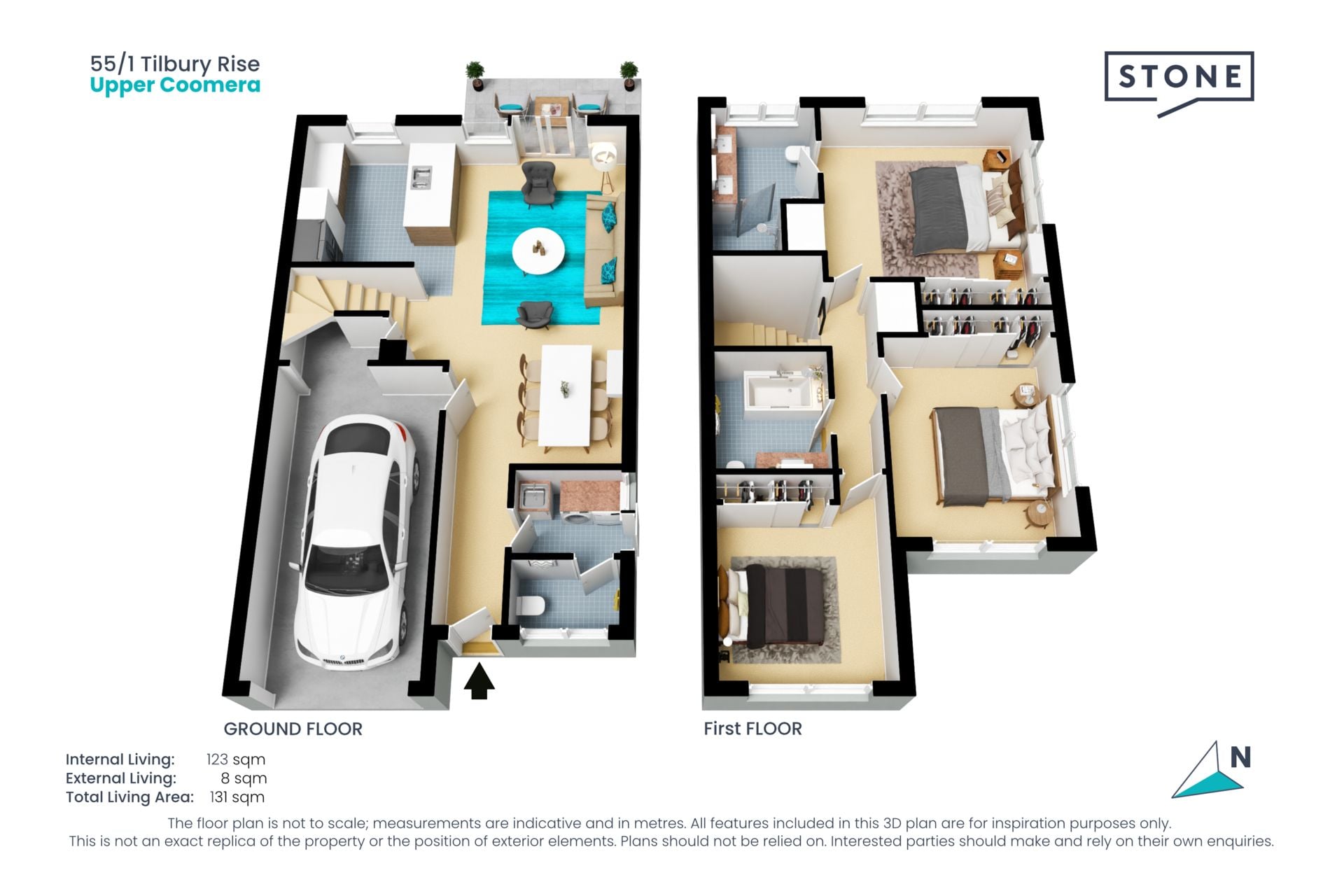 Modern and spacious townhouse with breathtaking views...