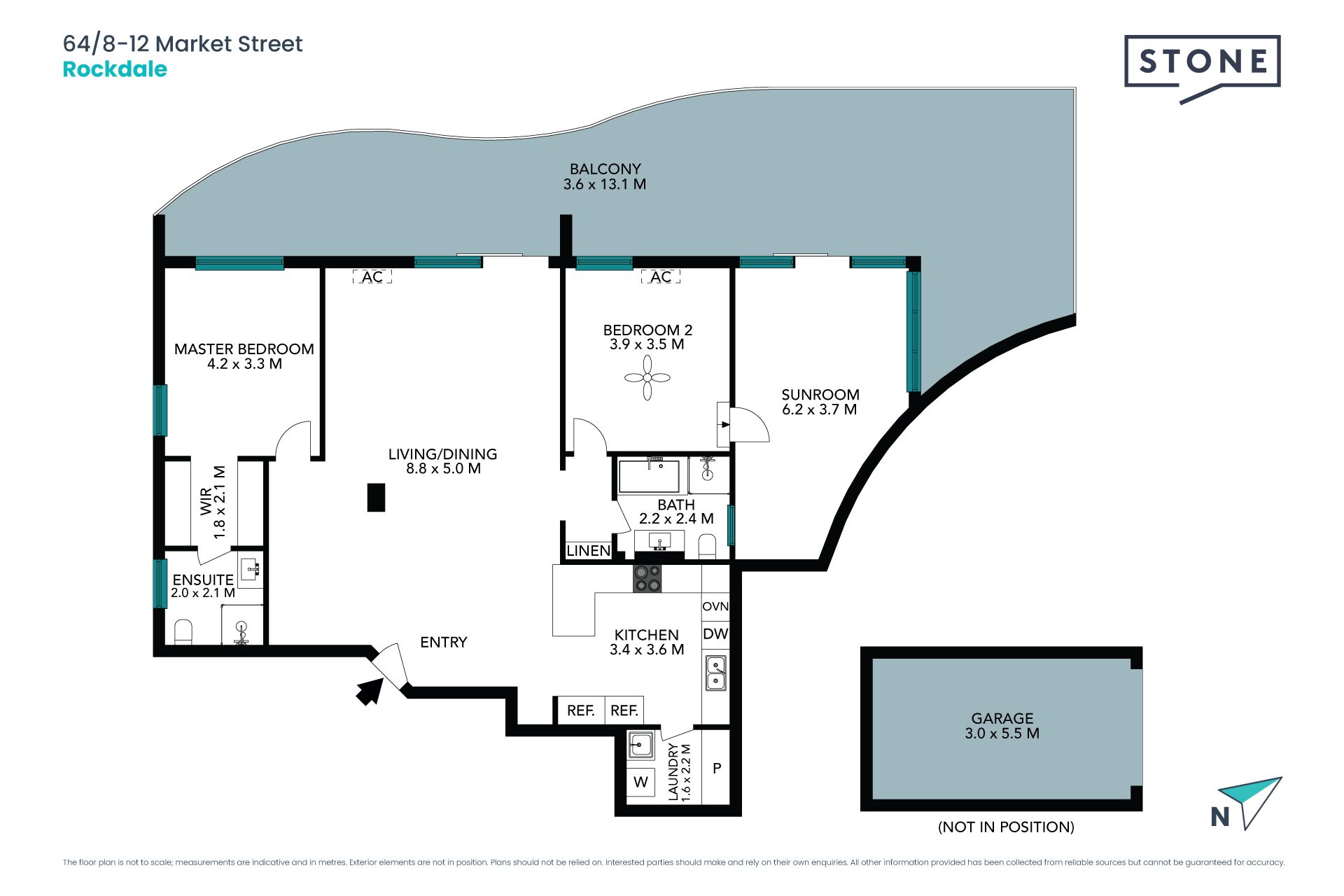 House-sized apartment with city views plus sun room