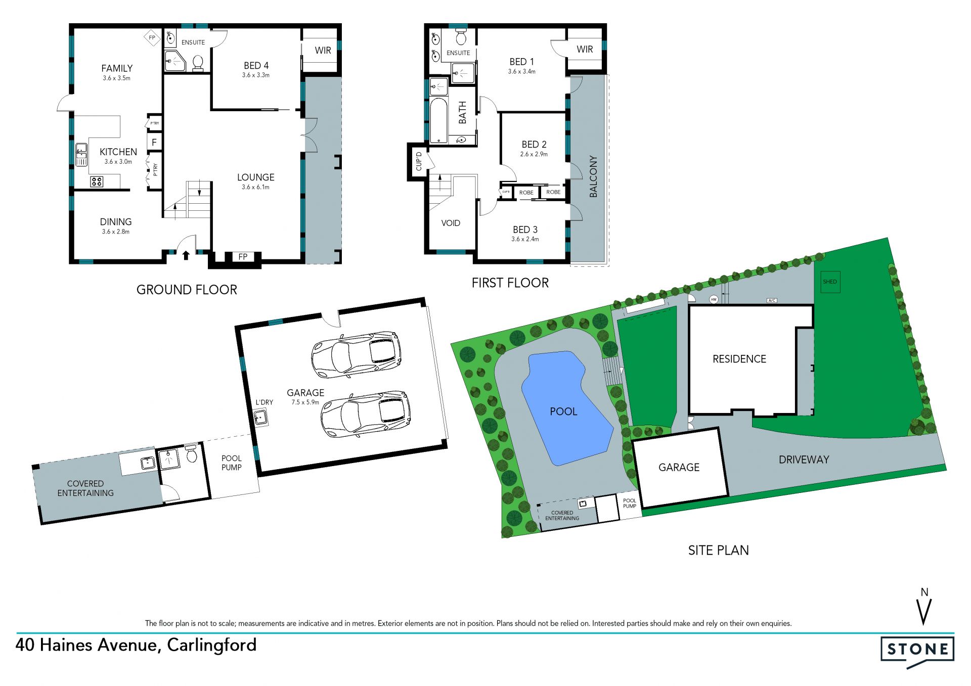 903sqm block on high side in Murray Farm Public catchment