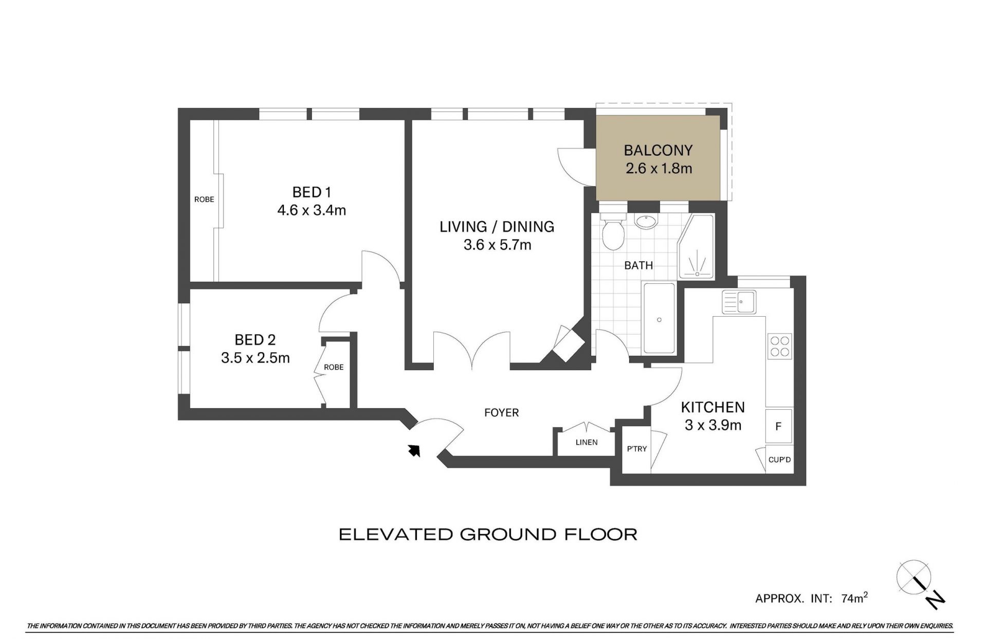 STUNNING TWO BEDROOM APARTMENT