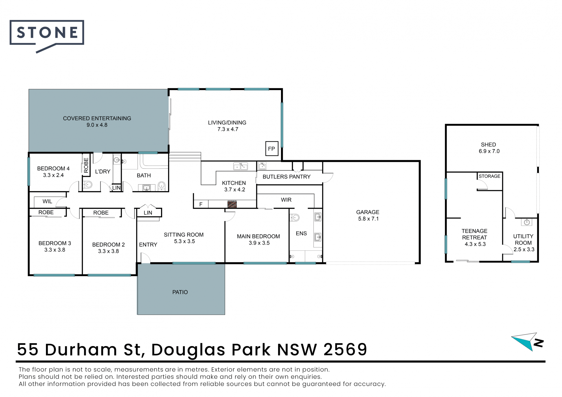 Modern farmhouse on 4047m2