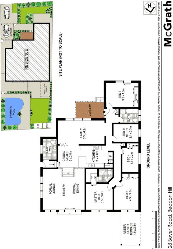 Tastefully updated entertainer, north facing