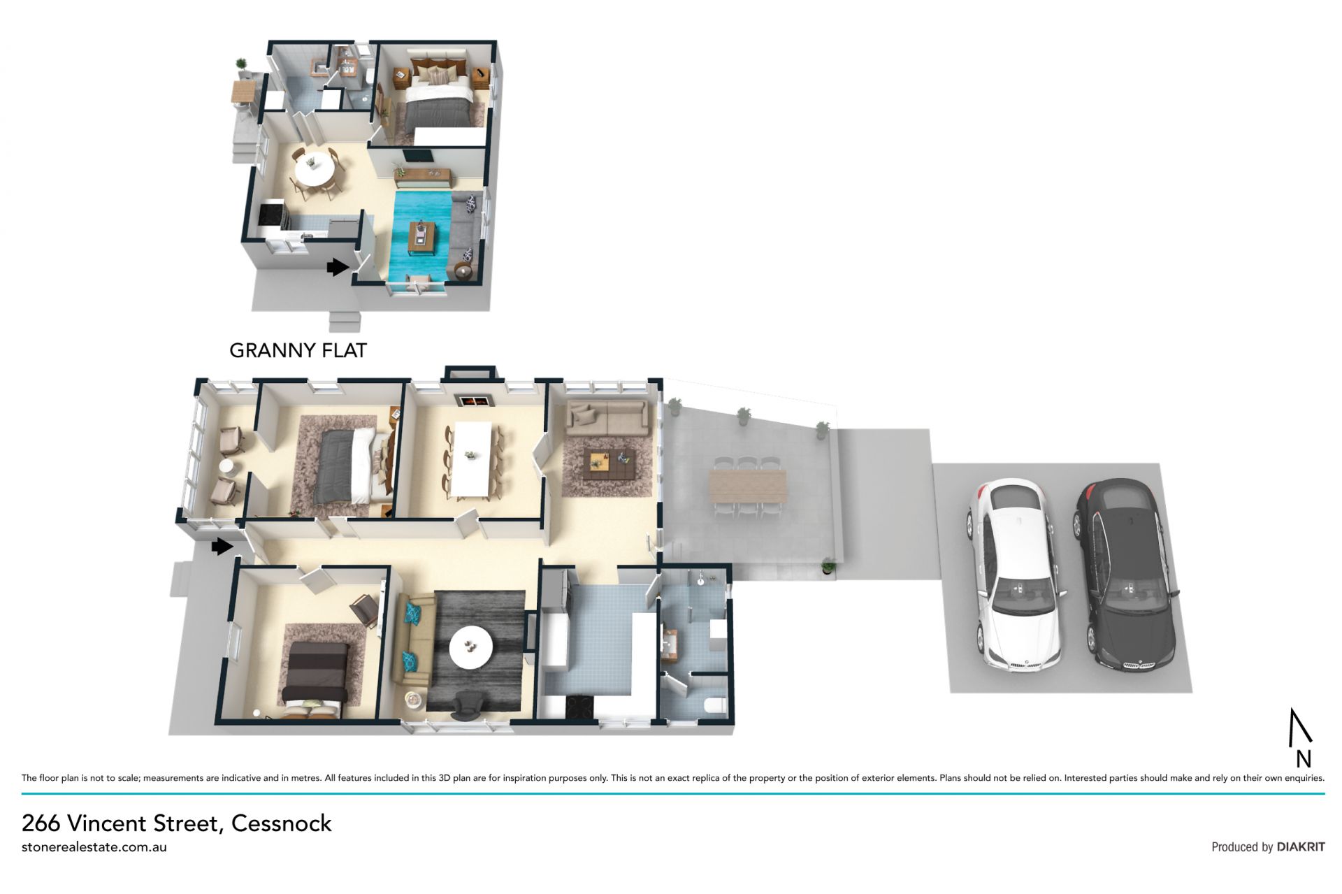 Prime dual occupancy opportunity 1km from town