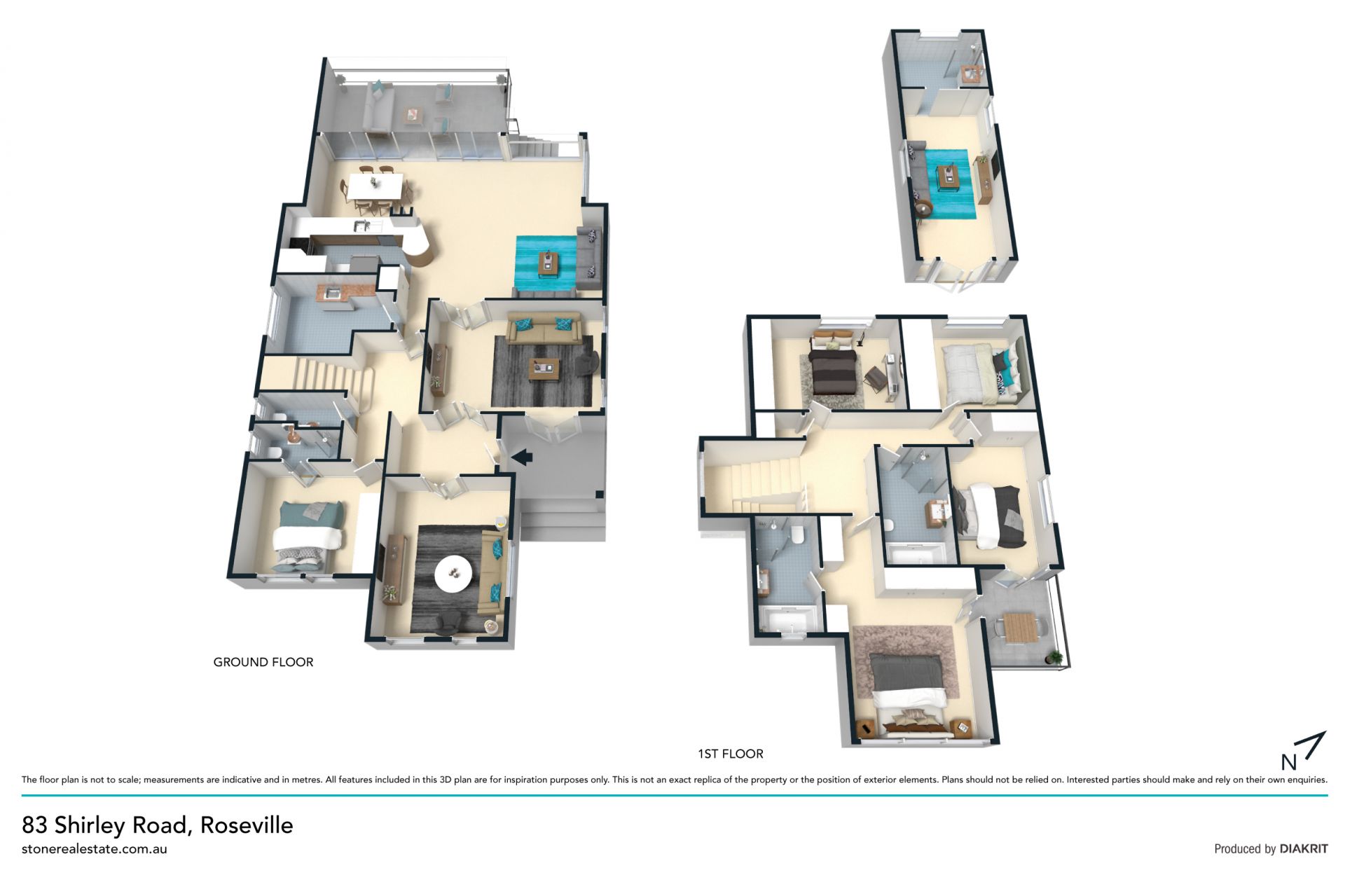 Family functionality and exceptional space
