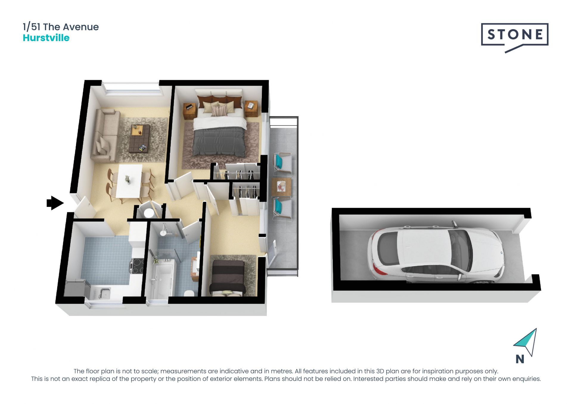 Fresh, bright living with entry-level appeal