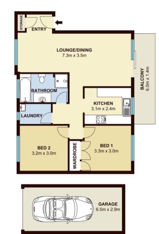 Modern apartment in unbeatable location