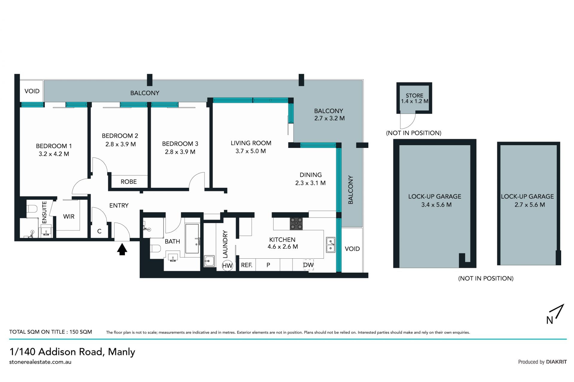 North facing apartment nestled on the Eastern Hill