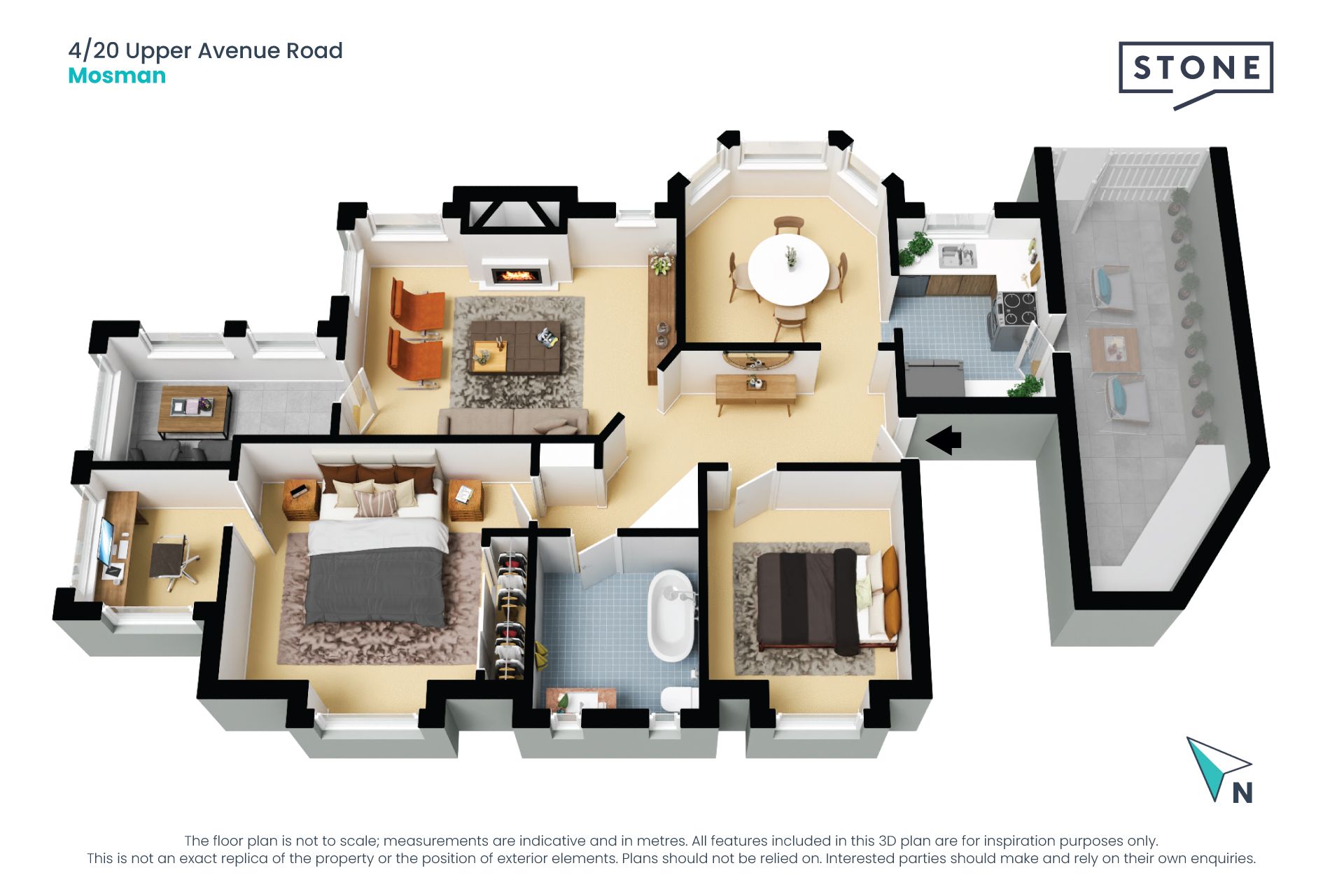 Character filled Art Deco ground floor apartment