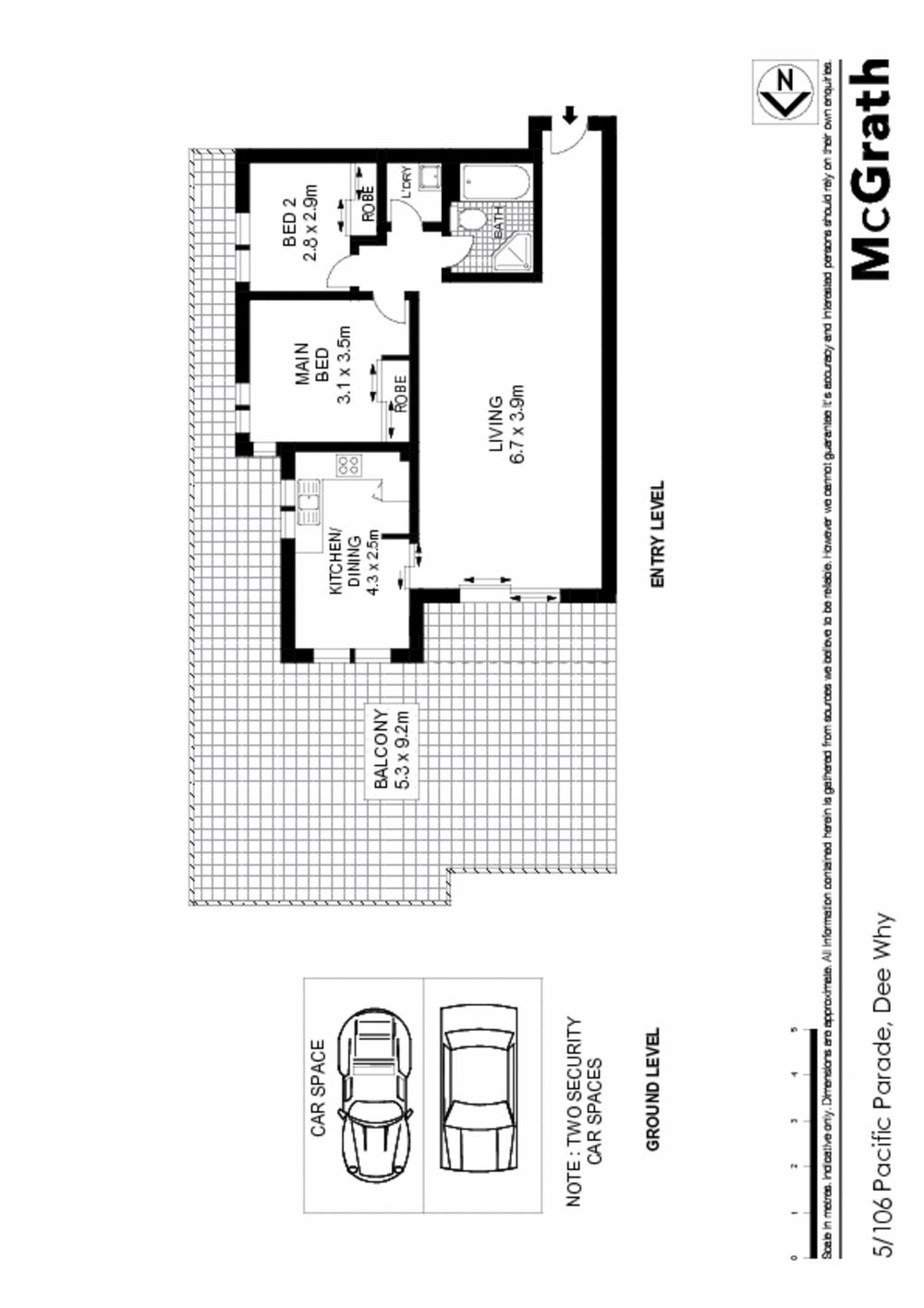 Wide sweeping living space, flows to a giant entertainers' balcony