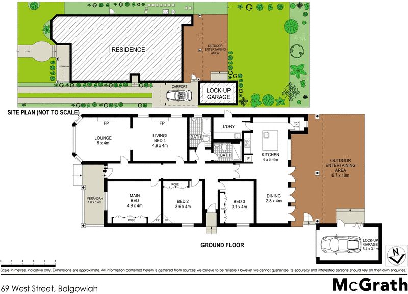 Exquisite Federation set amid sunlit level lawns