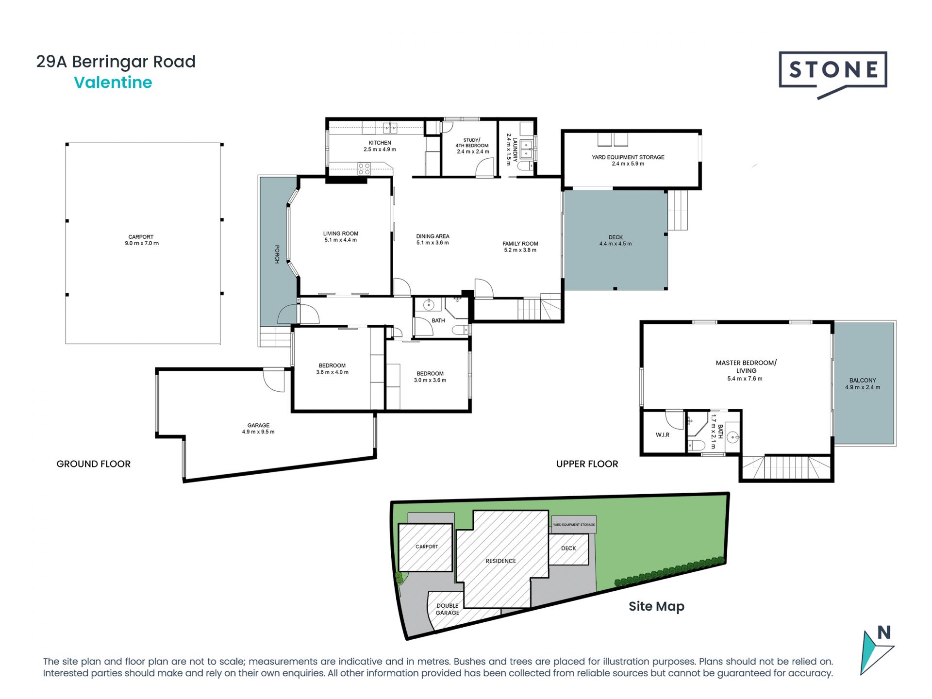 Prime location, space and water views