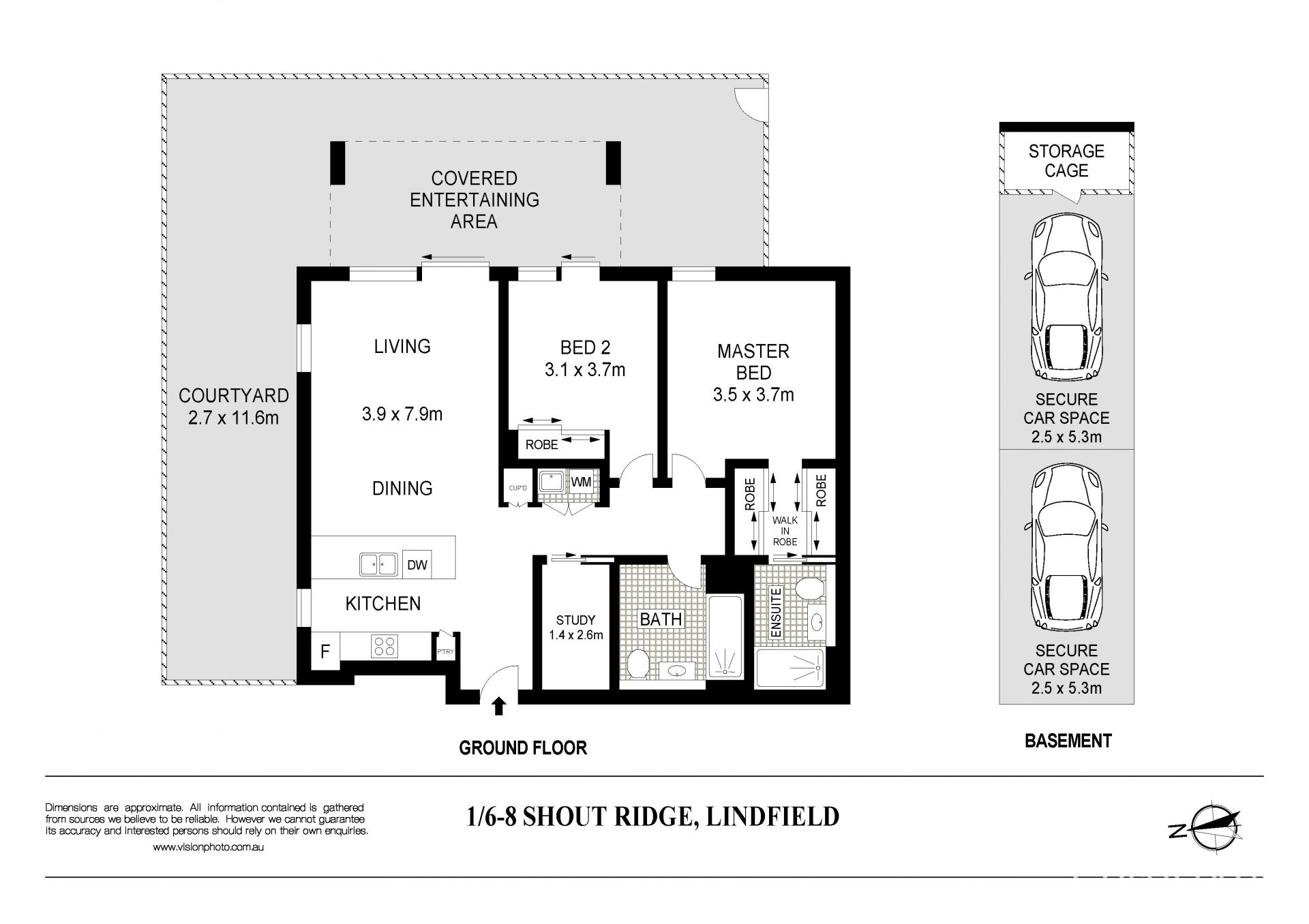 Modern apartment in park-side setting