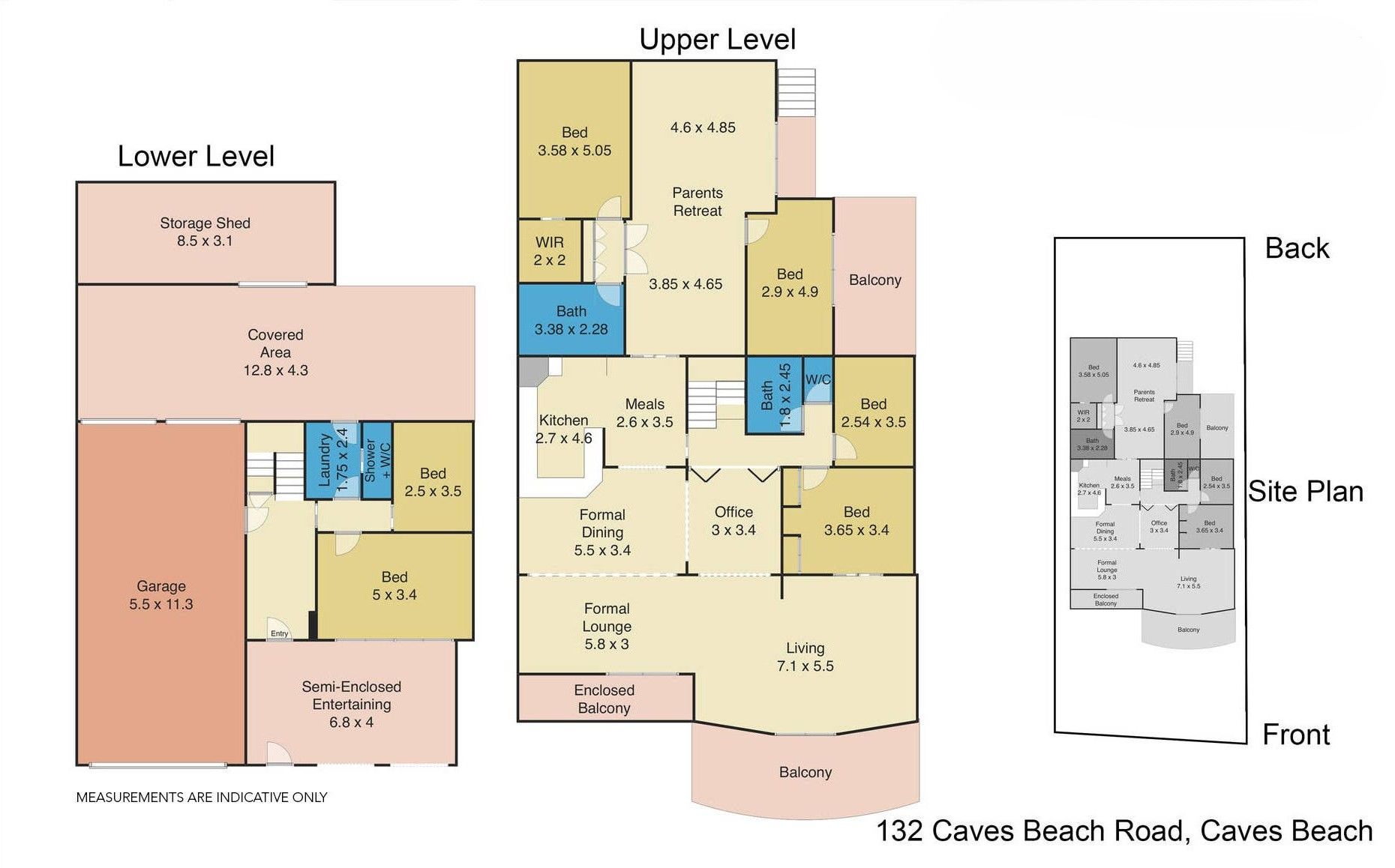 Expansive Coastal Home – Absolute Prime Caves Beach Location
